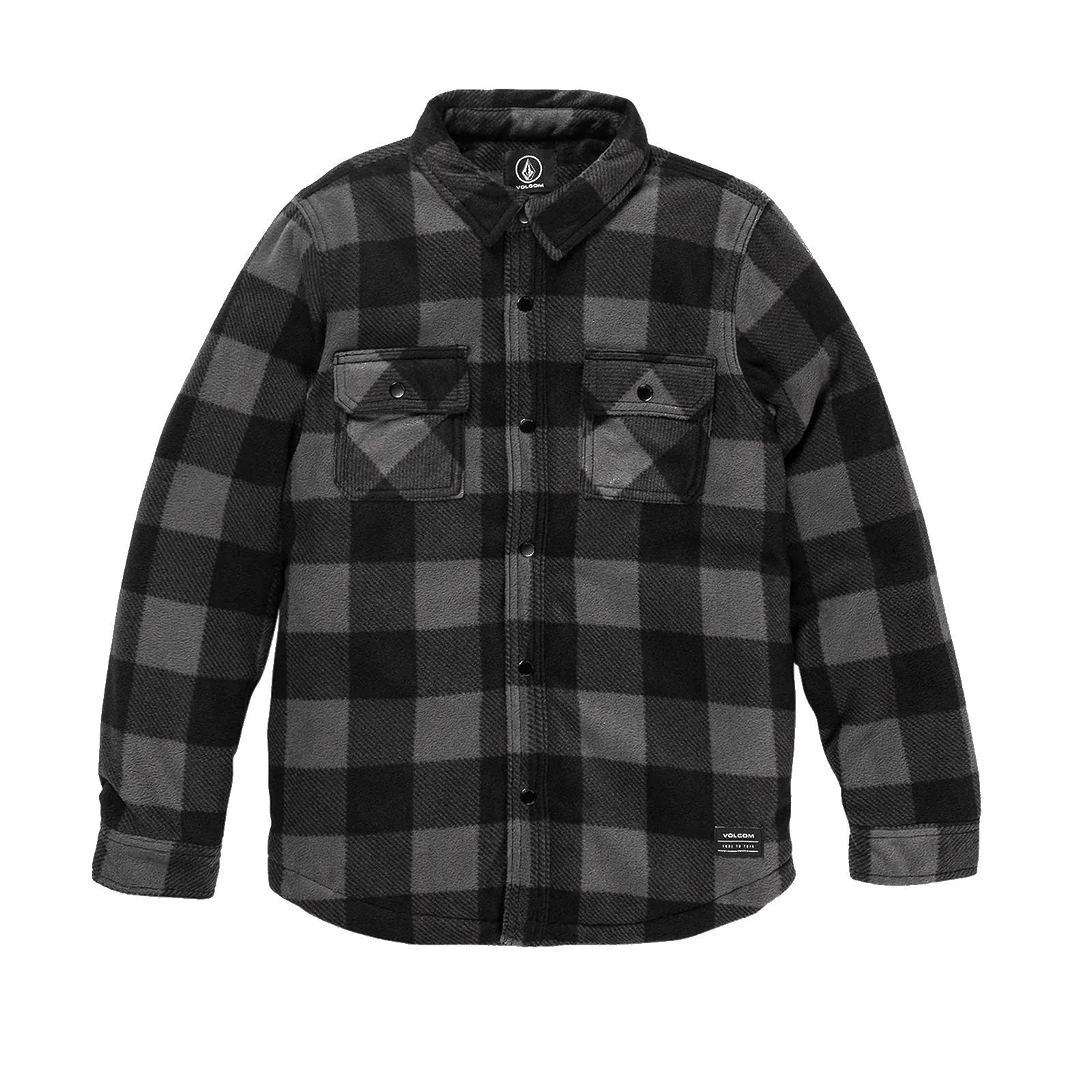 Volcom - FA BOWERED FLEECE LS - PEWTER 603037