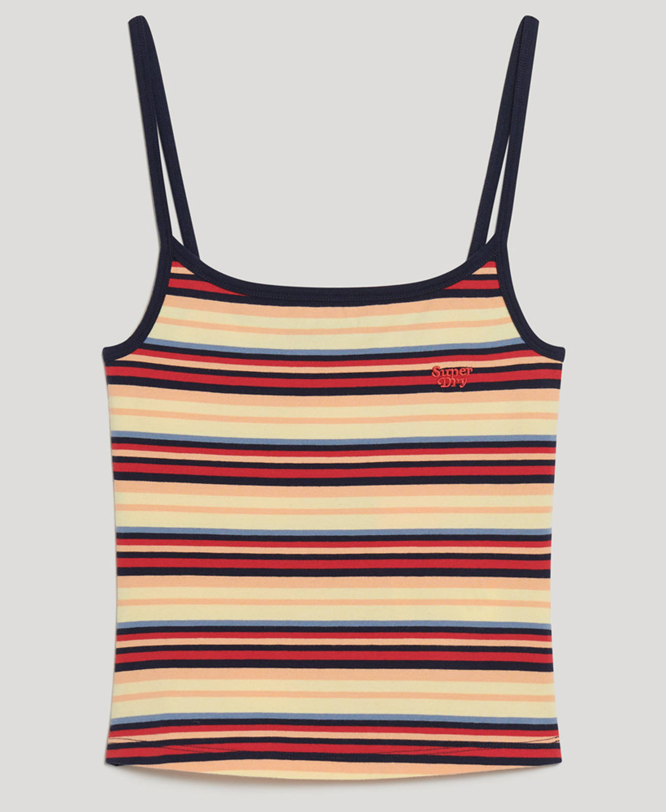  Superdry - ESSENTIAL CAMI TOP ΜΠΛΟΥΖΑ ΓΥΝΑΙΚΕΙΟ - SODA POP RED STRIPE 2025
