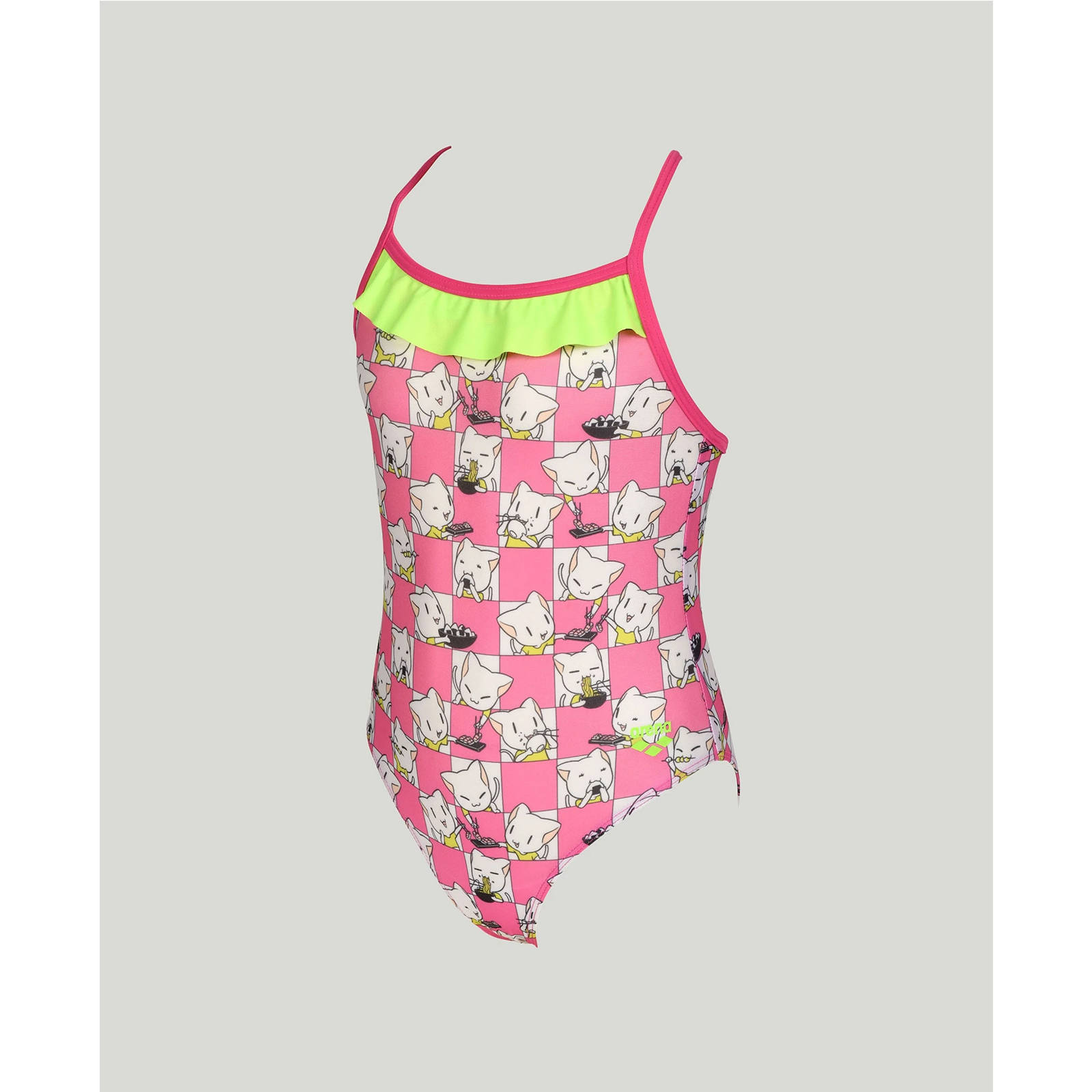 Arena Arena - KIDS GIRL'S ARENA FRIENDS SWI - FOUCHSIA FREEZE GREEN