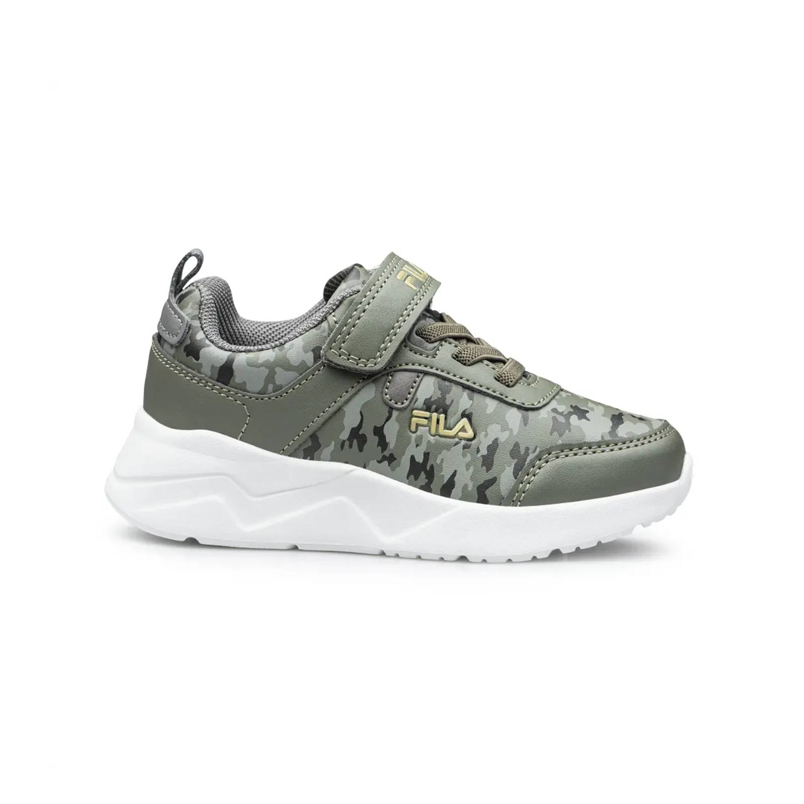 Fila – 1304107.0 BRETT 2 V FOOTWEAR – DARK KHAKI DEEP ORANGE