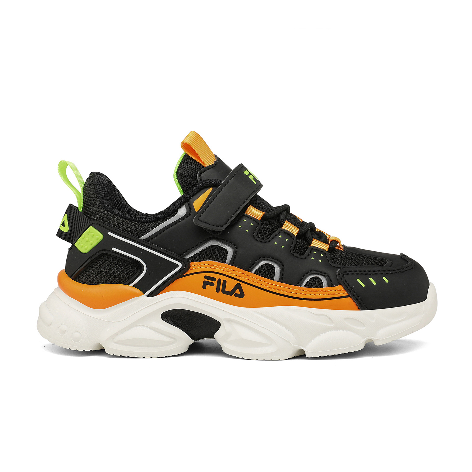 Fila Fila - 1322306 MEMORY SPINEL 3 V FOOTWEAR - BLACK DEEP ORANGE