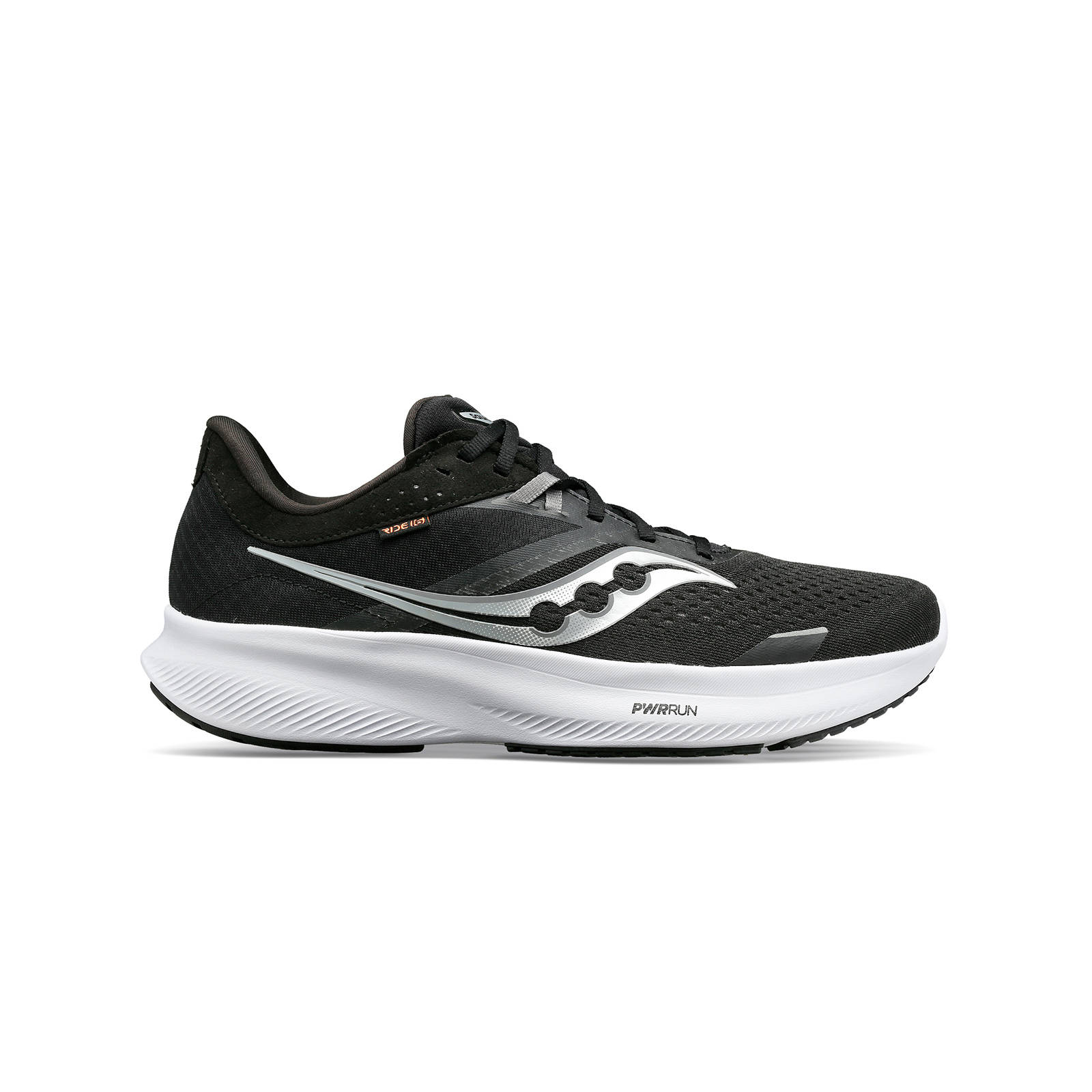 Saucony - 1307217 RIDE 16 FOOTWEAR - BLACK WHITE Γυναικεία > Παπούτσια > Αθλητικά > Παπούτσι Low Cut