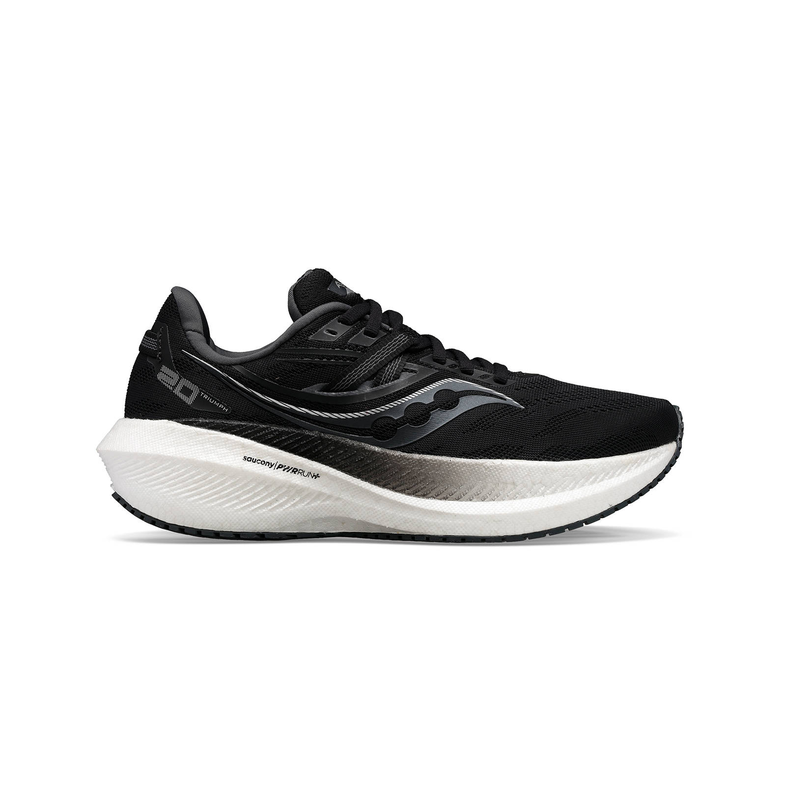 Saucony - S20759 TRIUMPH 20 FOOTWEAR - BLACK WHITE Ανδρικά > Παπούτσια > Αθλητικά > Παπούτσι Low Cut