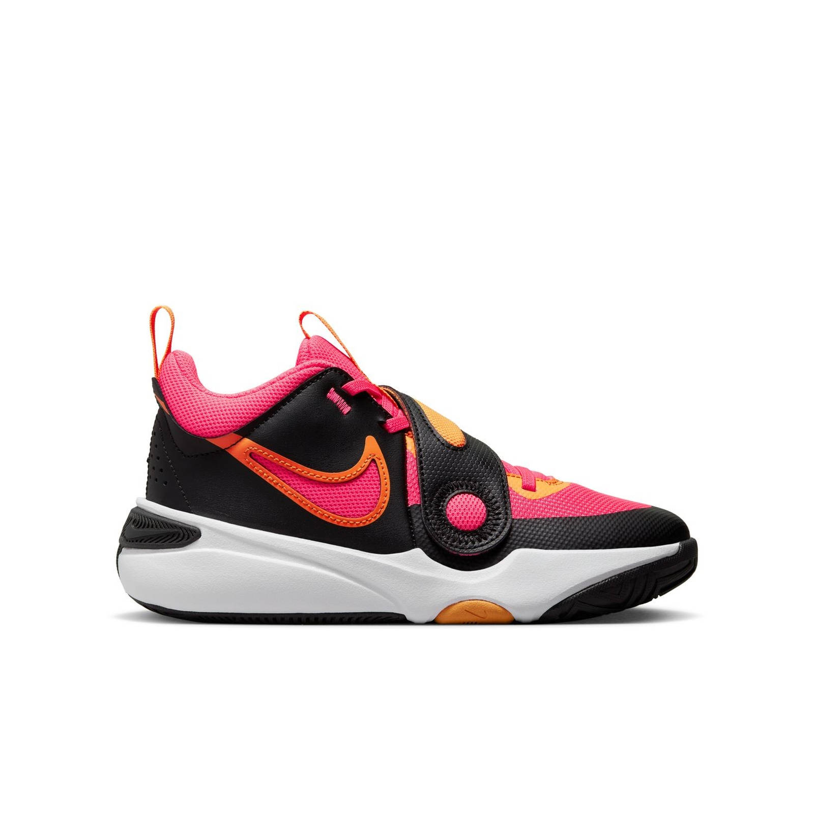 Nike - NIKE TEAM HUSTLE D 11 - BLACK/HOT PUNCH-VIVID ORANGE-WHITE Παιδικά > Παπούτσια > Αθλητικά > Παπούτσι Low Cut