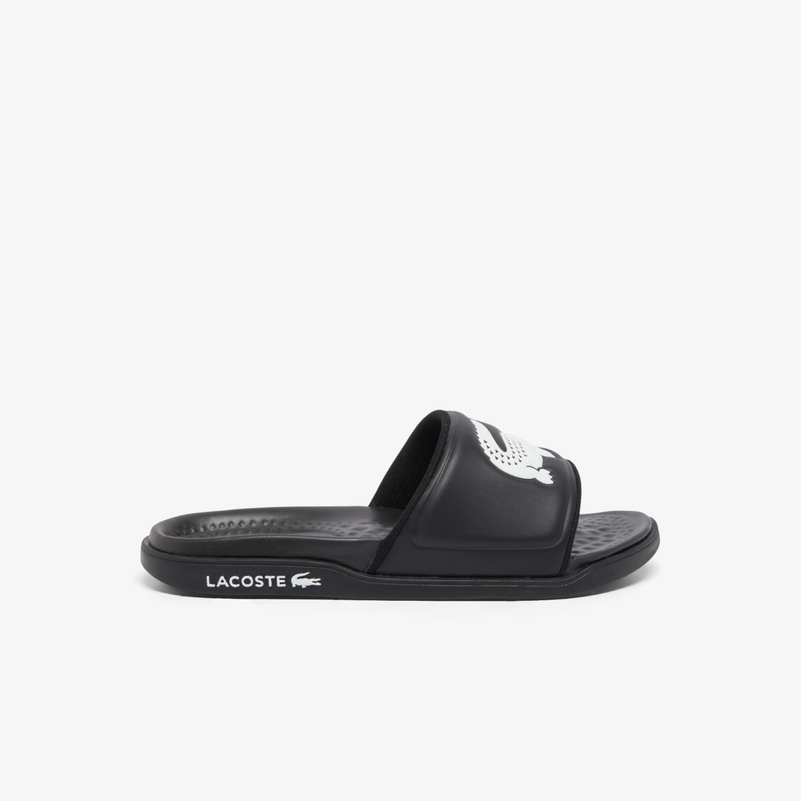 Lacoste Lacoste - ΥΠΟΔΗΜΑ ΑΝΔΡΙΚΟ SERVE SLIDE DUAL 1253 - BLK/WHT