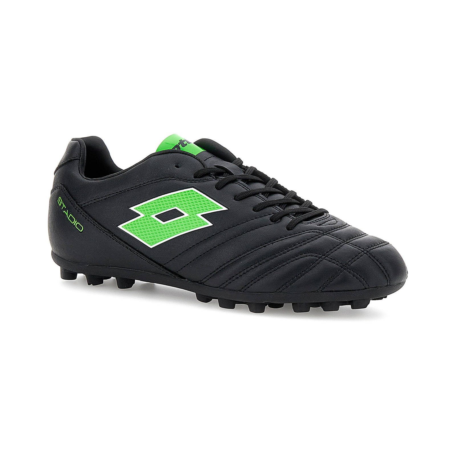 Lotto - STADIO 705 AGMR - ALL BLACK/SPRING GREEN Ανδρικά > Παπούτσια > Αθλητικά > Παπούτσι Low Cut