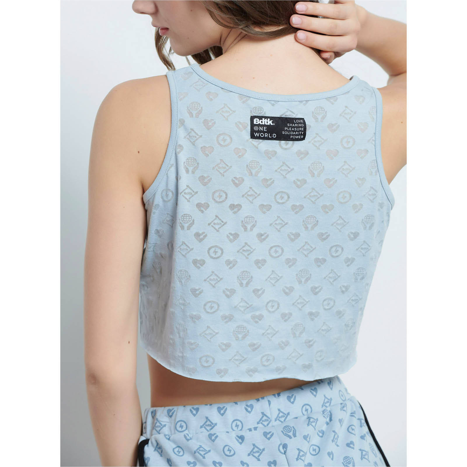 Body Talk - ONEWORLDW CROPPED TANK TOP - CLOUDY φωτογραφία