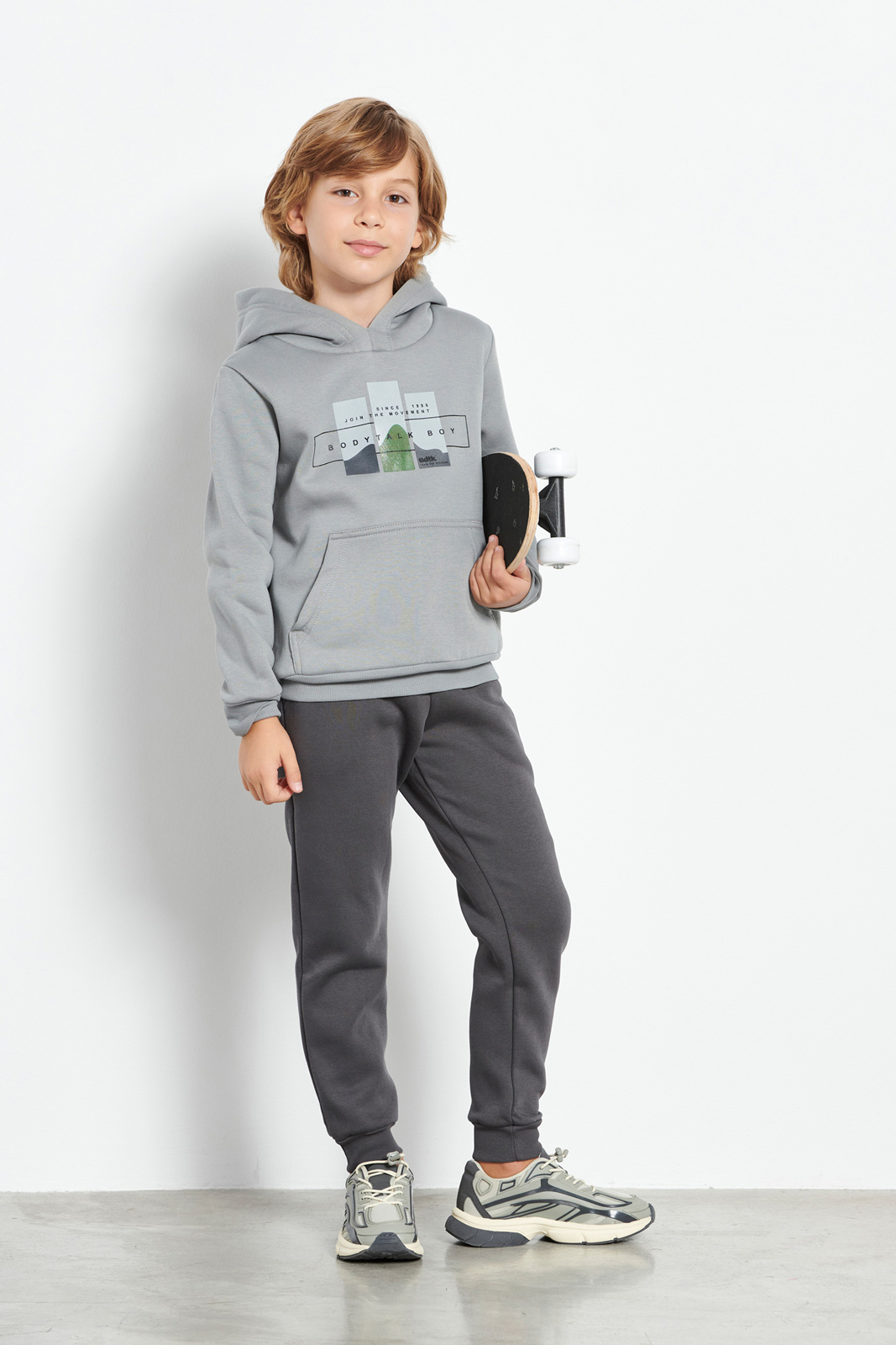 Body Talk Body Talk - Παιδική bdtk unisex jogger φόρμα - COAL