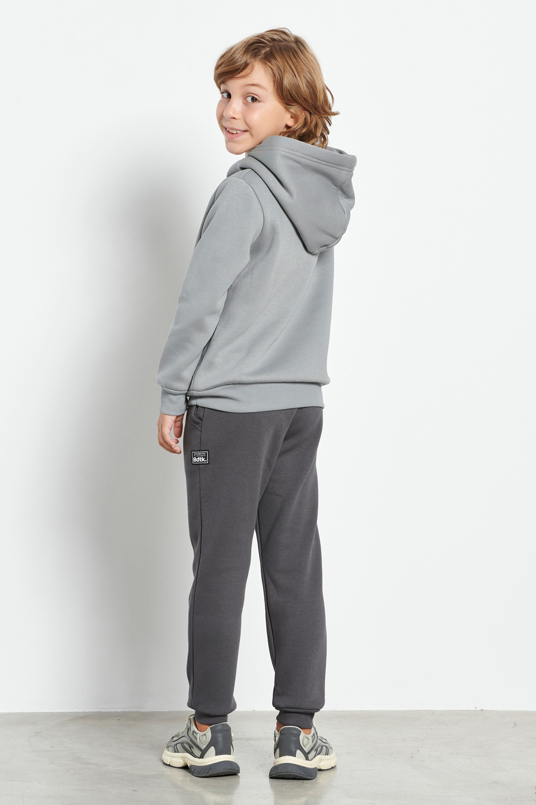Body Talk - Παιδική bdtk unisex jogger φόρμα - COAL φωτογραφία