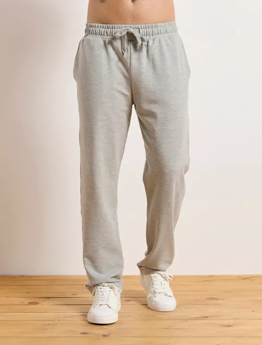 Body Talk Body Talk - Ανδρική Bdtk αθλητική φόρμα σε ίσια γραμμή - GREY MEL