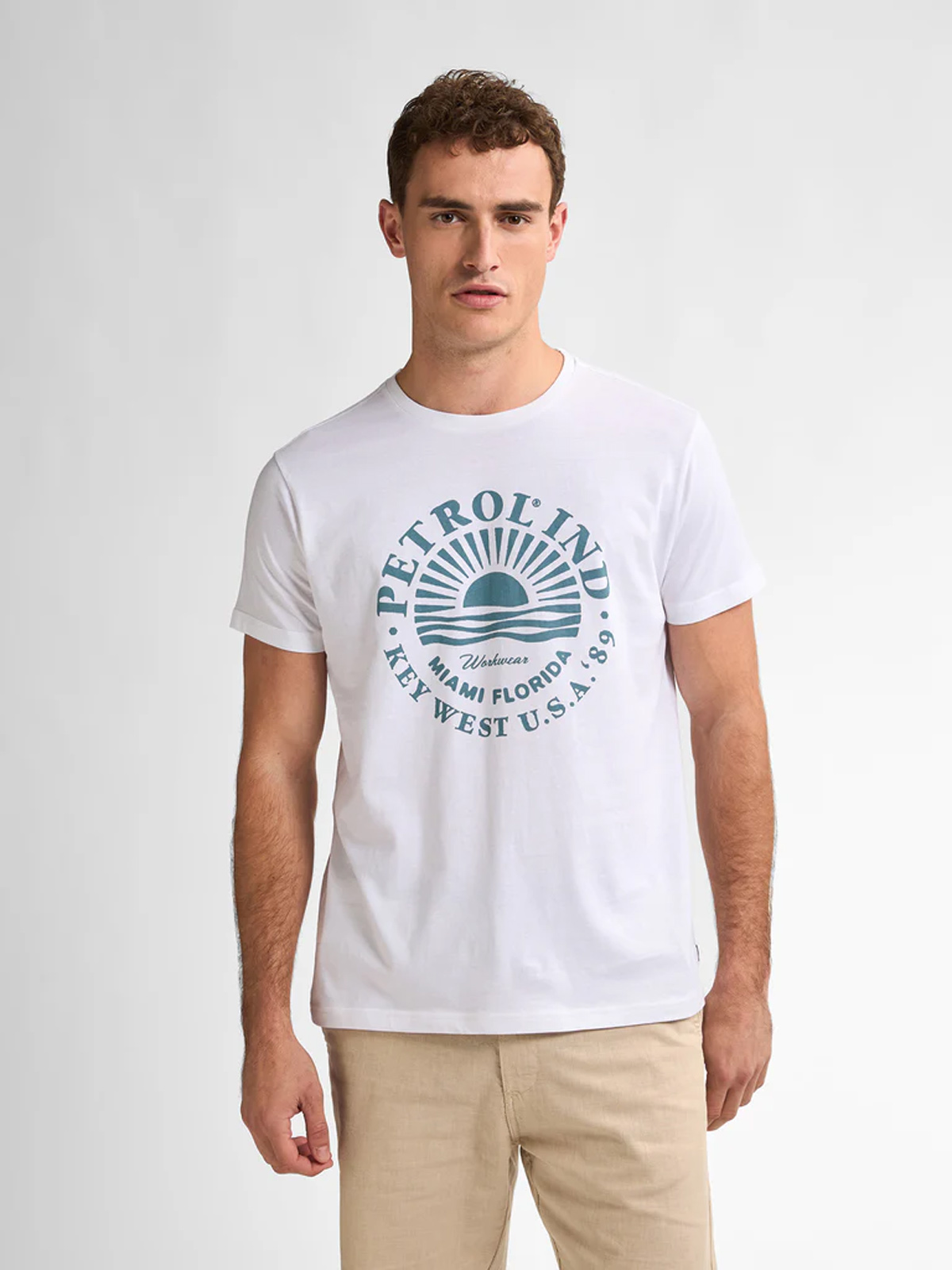 Petrol Petrol - ΜΠΛΟΥΖΑ Τ-SHIRT KM - 0000-Bright Whi