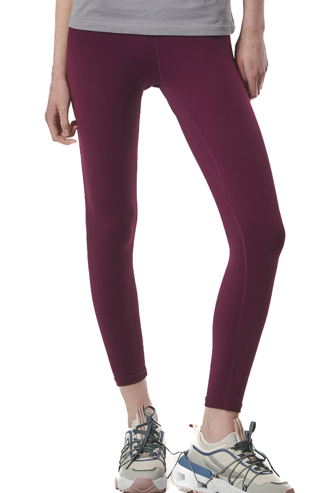  Body Action - WOMEN'S ESSENTIAL 7/8 LENGTH TIGHTS - DARK PURPLE 2025
