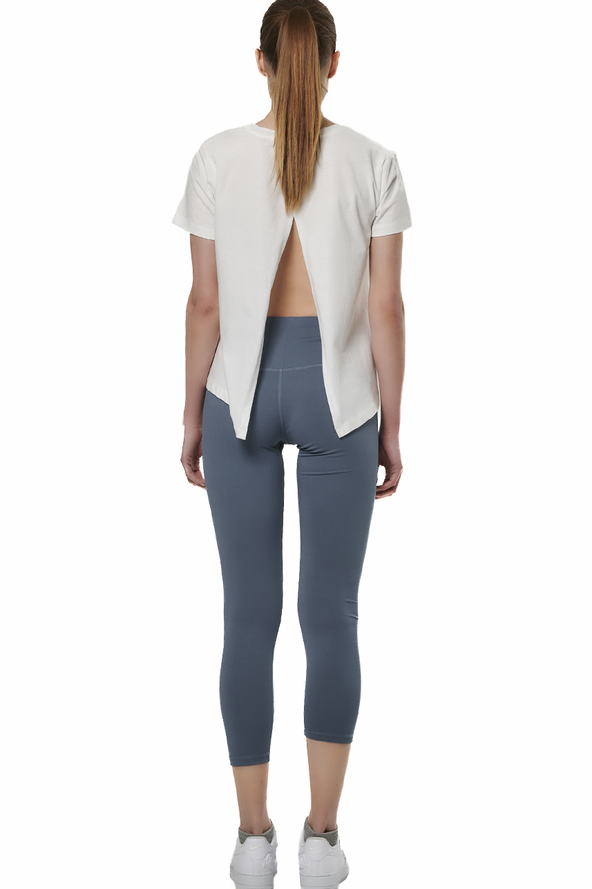 Body Action - WOMEN'S 7/8 LENGTH TIGHTS - CHINA BLUE φωτογραφία