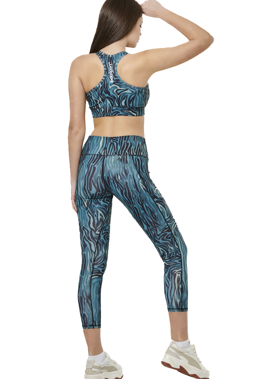 Body Action - WOMEN'S HIGH-WAISTED 7/8 LEGGINGS - PINE MUZZLE φωτογραφία