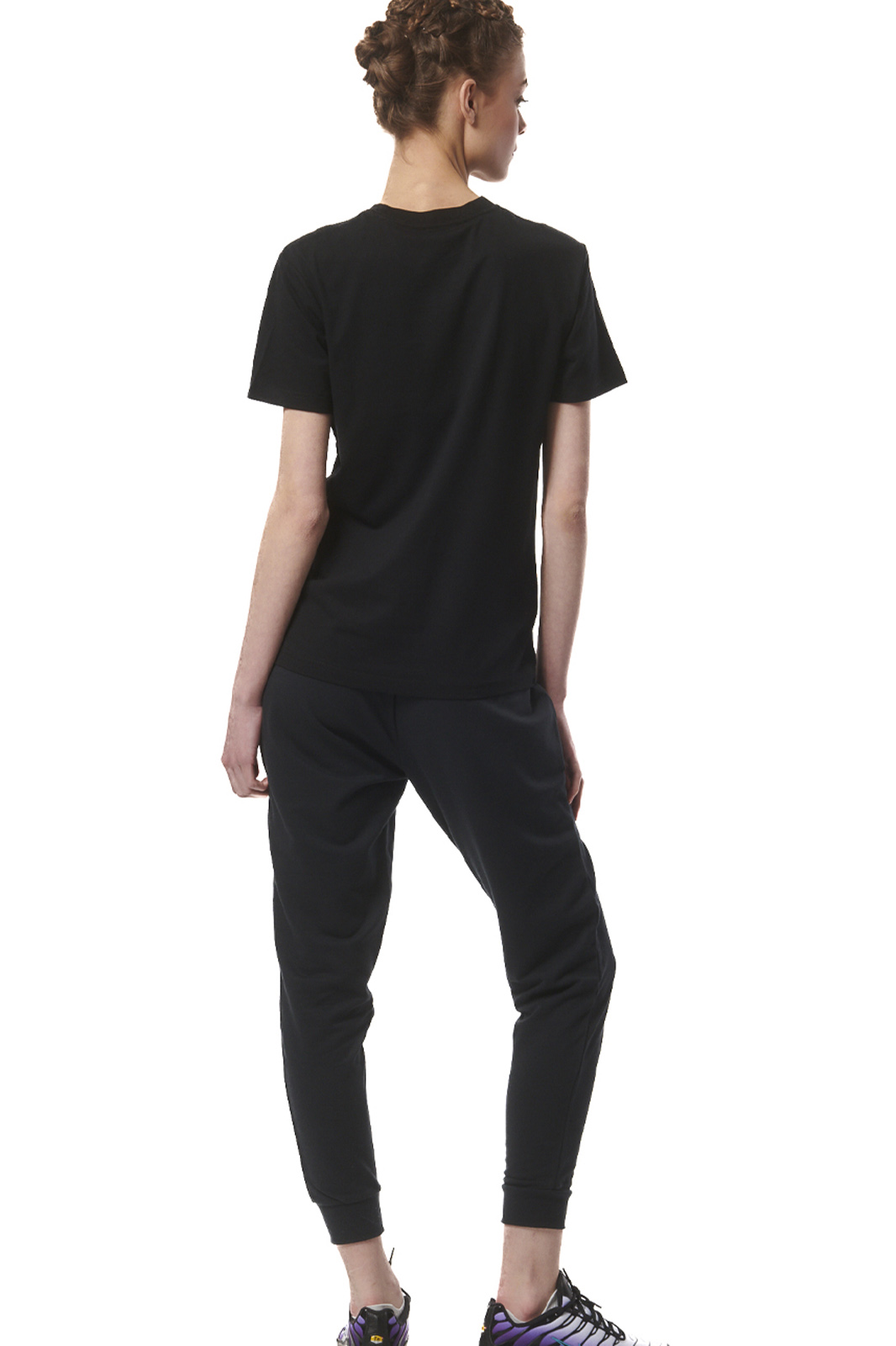 Body Action - WOMEN'S ESSENTIAL SPORT JOGGERS - BLACK φωτογραφία