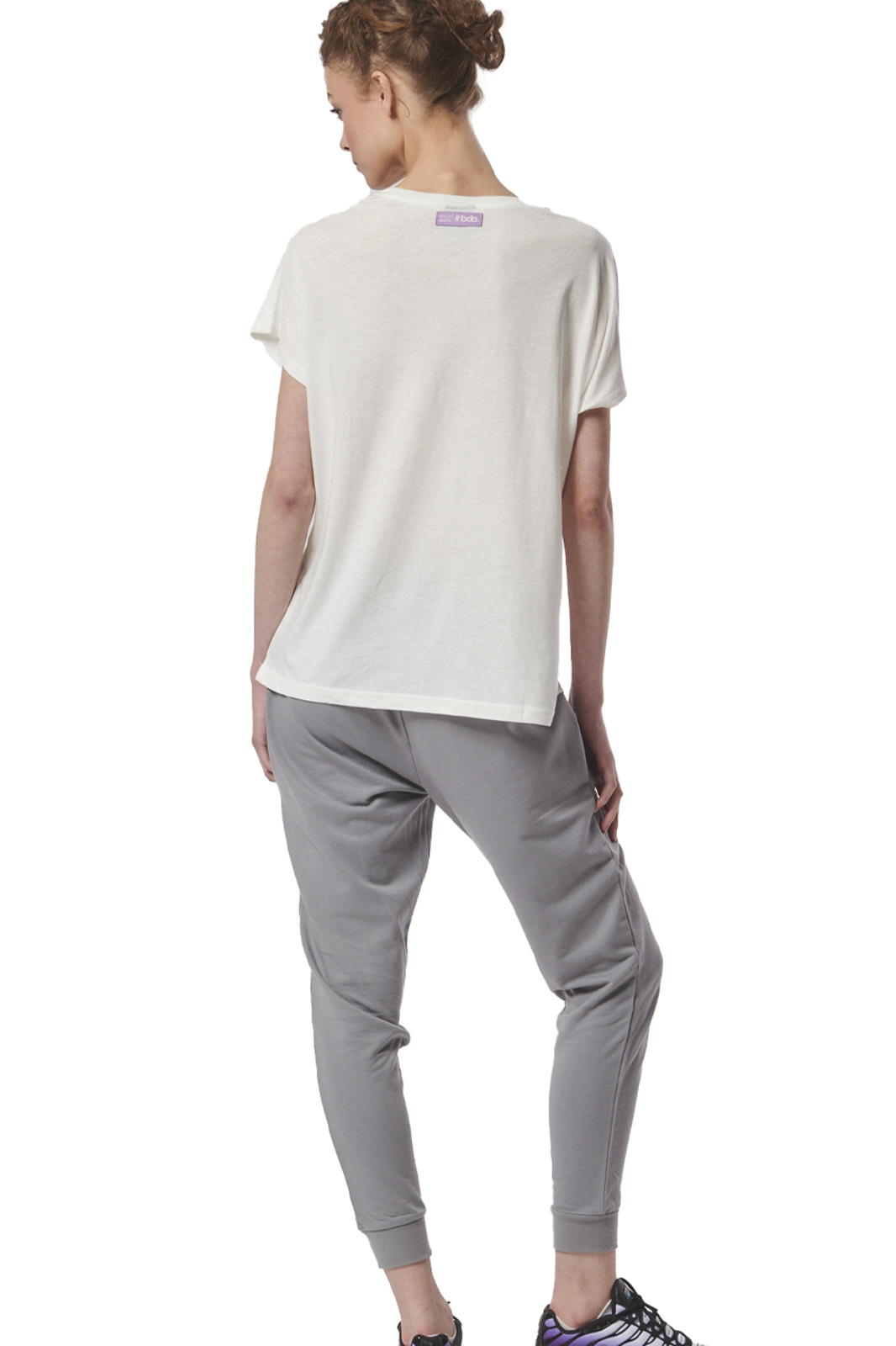 Body Action - WOMEN'S ESSENTIAL SPORT JOGGERS - SILVER GREY φωτογραφία