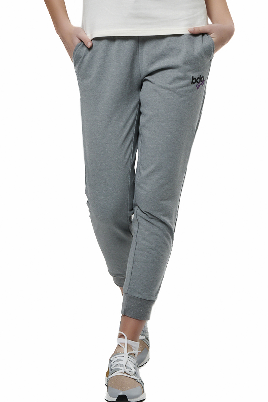 Body Action Body Action - WOMEN'S ESSENTIALS FRENCH TERRY PANTS - SILVER GREY