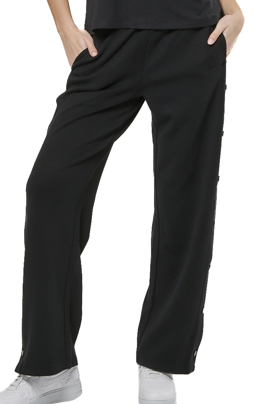 Body Action Body Action - WOMEN'S WIDE-LEG TROUSERS - BLACK