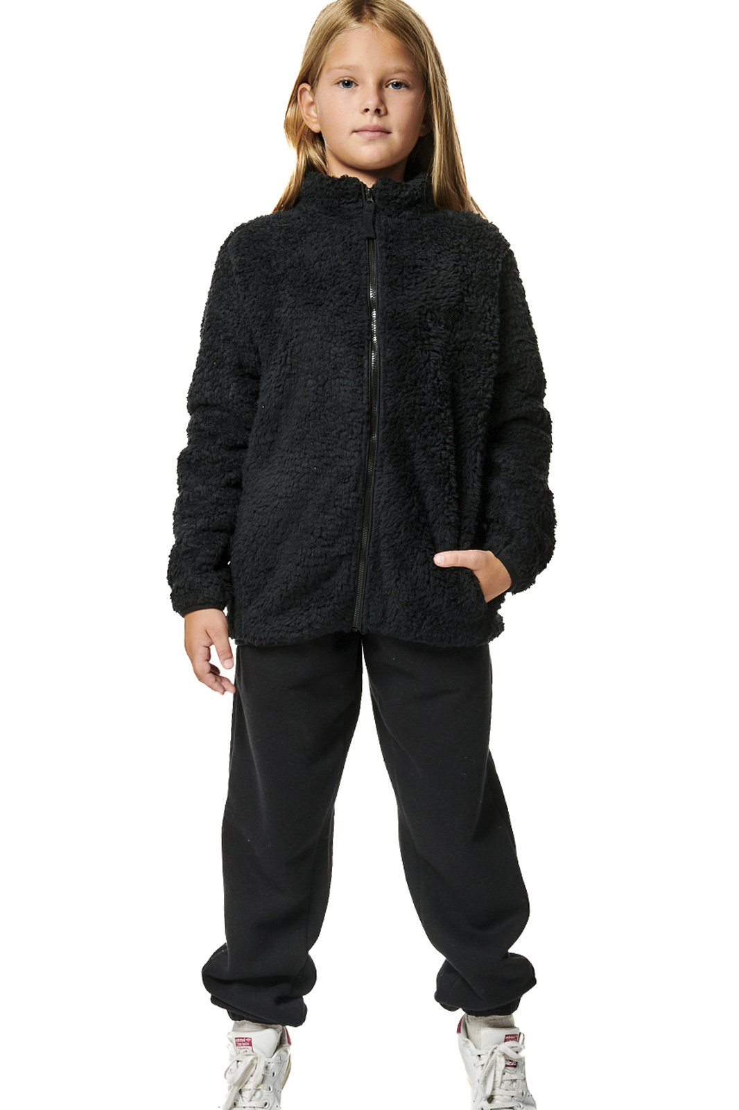 Body Action - GIRL'S JOGGING PANTS - BLACK φωτογραφία
