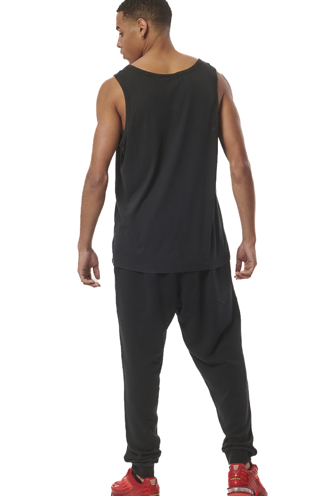 Body Action - MEN'S LIFESTYLE SWEATPANTS - BLACK φωτογραφία