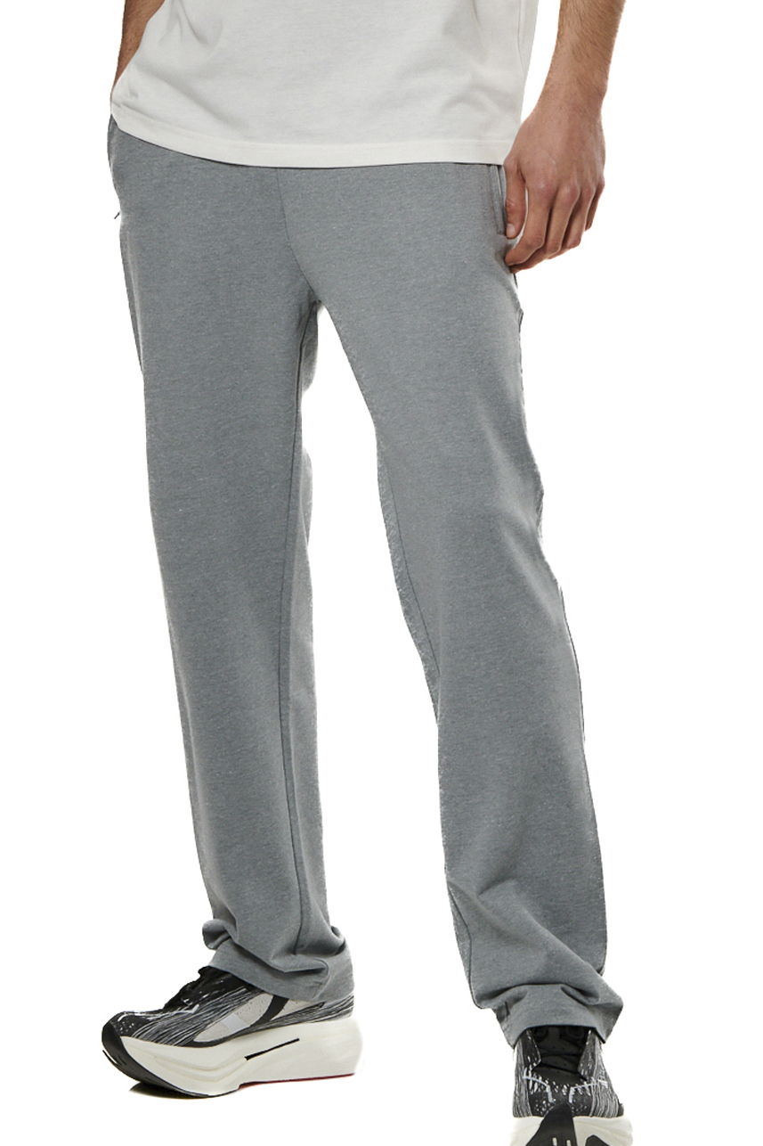 Body Action Body Action - MEN'S ESSENTIALS FRENCH TERRY PANTS - SILVER GREY