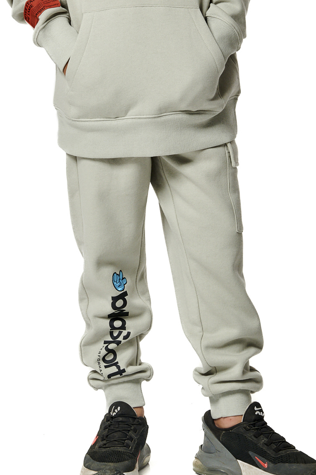 Body Action Body Action - BOY'S JOGGING PANTS - MIRAGE GREY