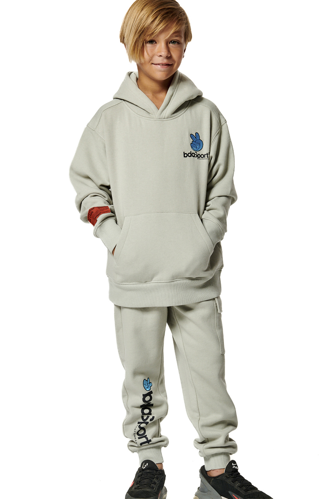 Body Action - BOY'S JOGGING PANTS - MIRAGE GREY φωτογραφία