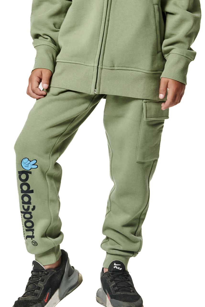Body Action Body Action - BOY'S JOGGING PANTS - SPRAY GREEN