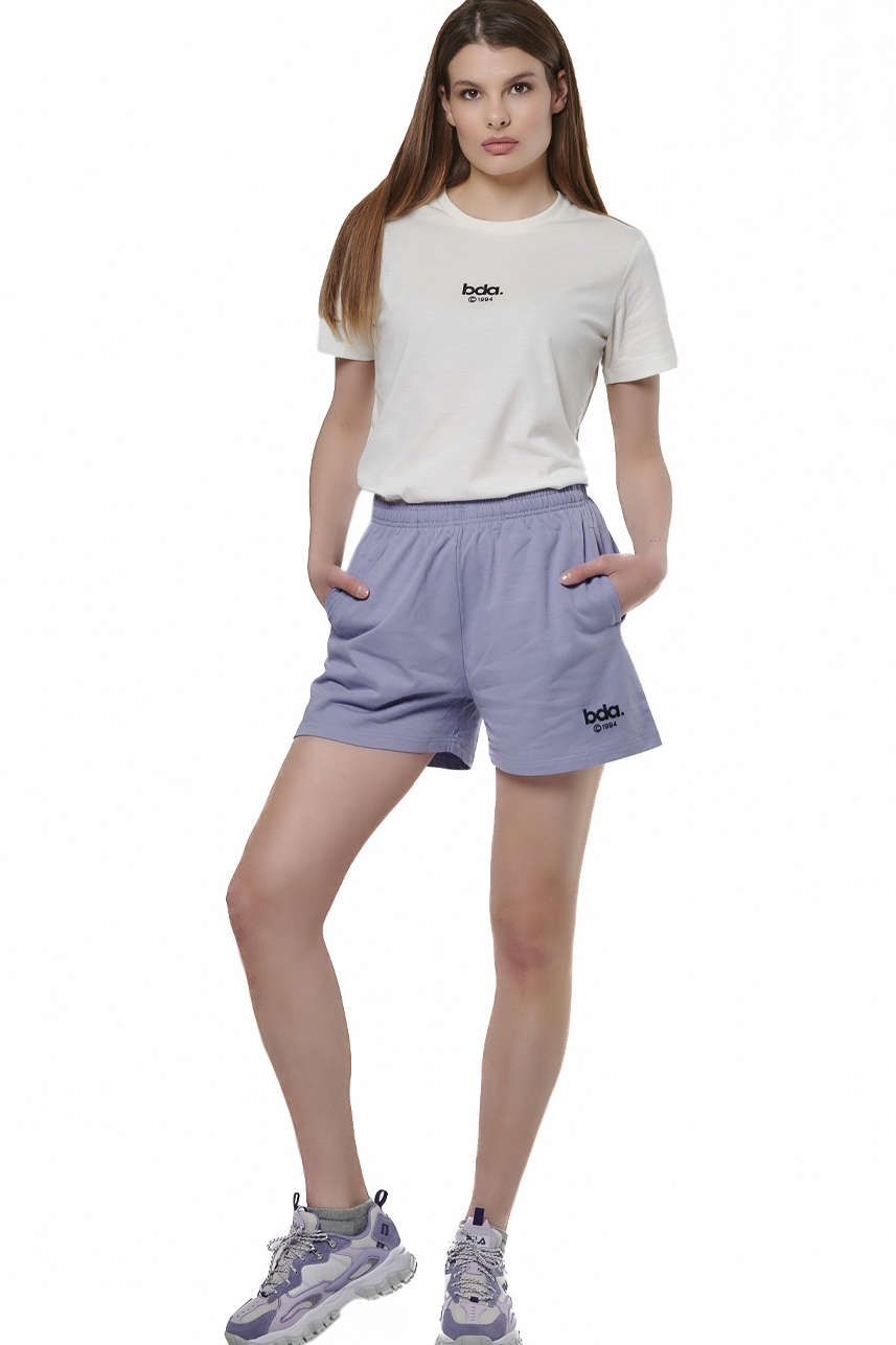 Body Action - WOMEN'S ESSENTIALS JERSEY SHORTS - VIOLET BLUE φωτογραφία