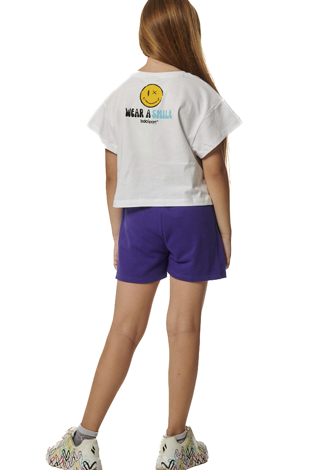 Body Action - GIRLS FRENCH TERRY SHORTS - DARK BLUE φωτογραφία