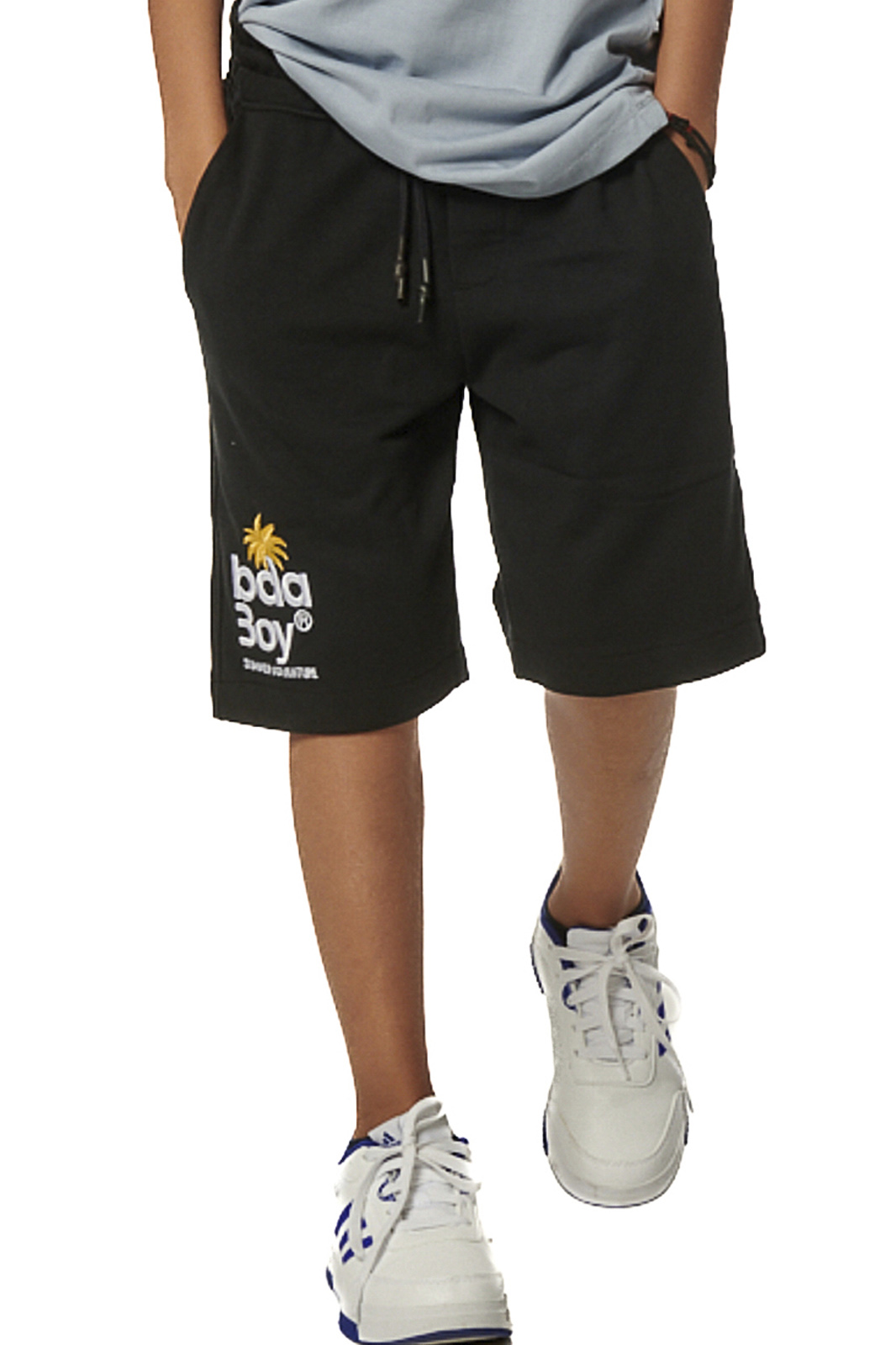 Body Action Body Action - BOYS FRENCH TERRY BERMUDA SHORTS - BLACK