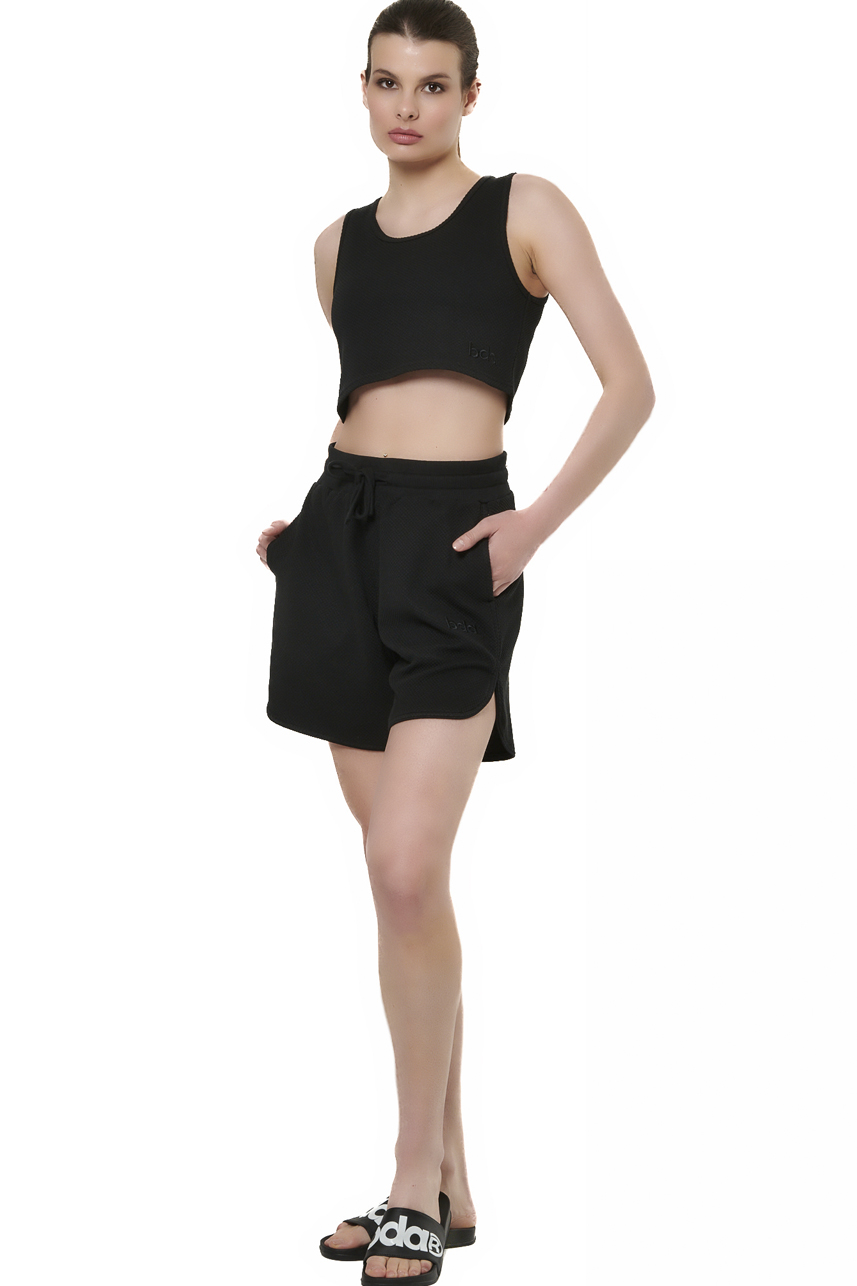 Body Action - WOMEN'S TANK TOP - BLACK φωτογραφία
