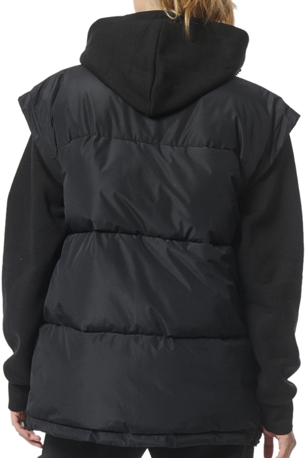 Body Action - WOMEN'S PUFFER GILET - BLACK φωτογραφία