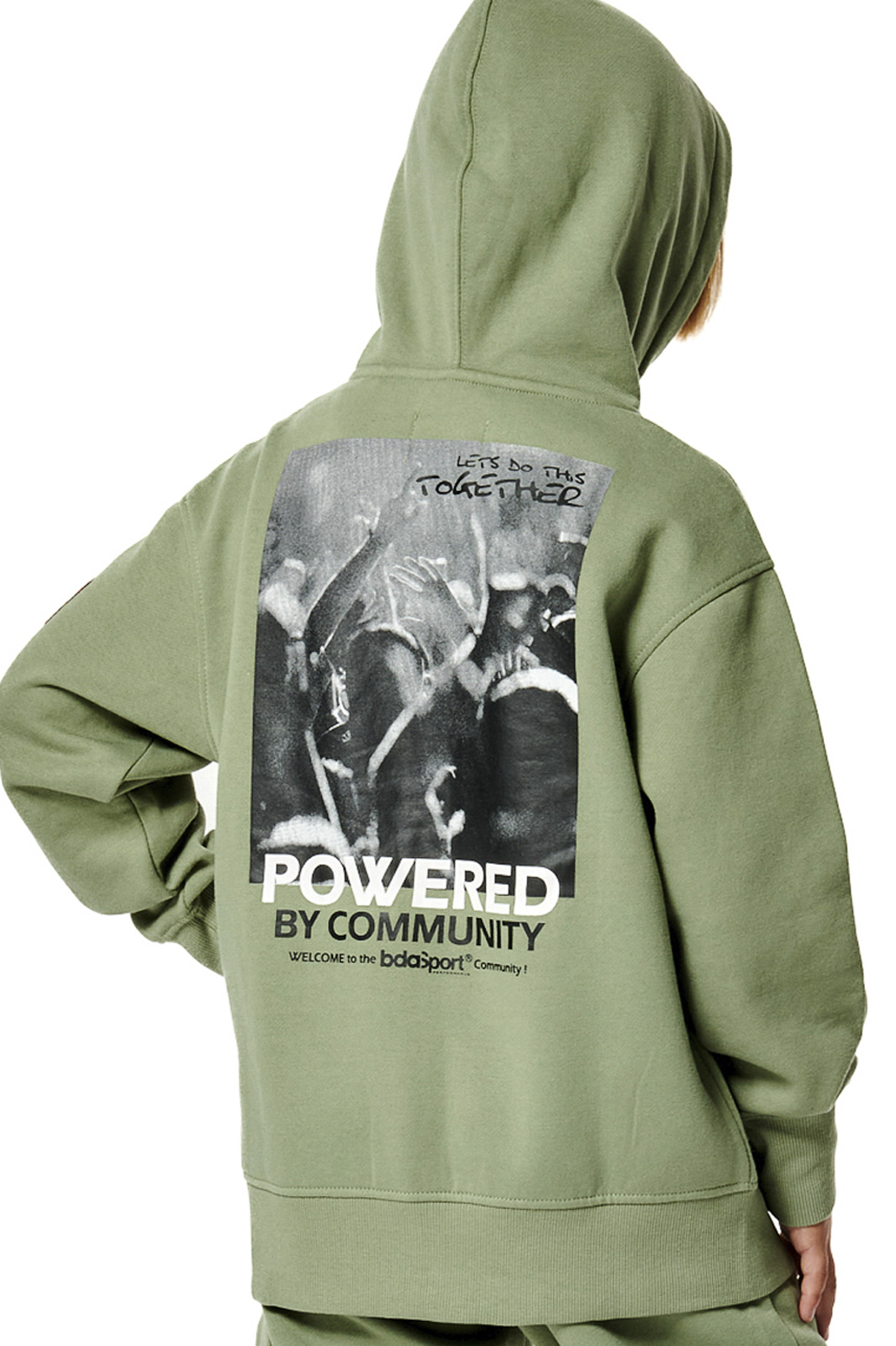 Body Action - BOY'S LONG SLEEVE FULL ZIP JACKET - SPRAY GREEN φωτογραφία