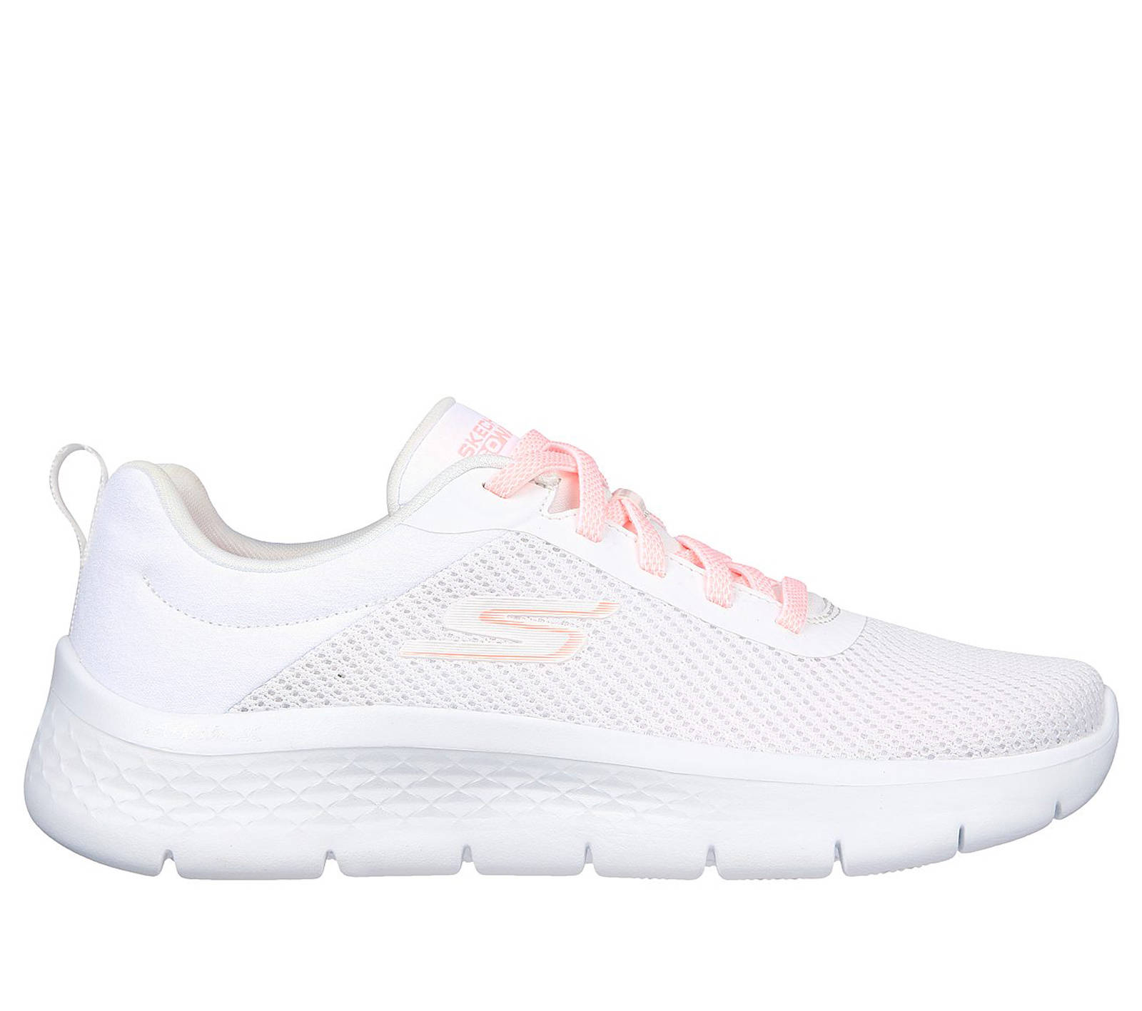 Skechers - GO WALK FLEX - ΛΕΥΚΟ-ΡΟΖ Γυναικεία > Παπούτσια > Αθλητικά > Παπούτσι Low Cut