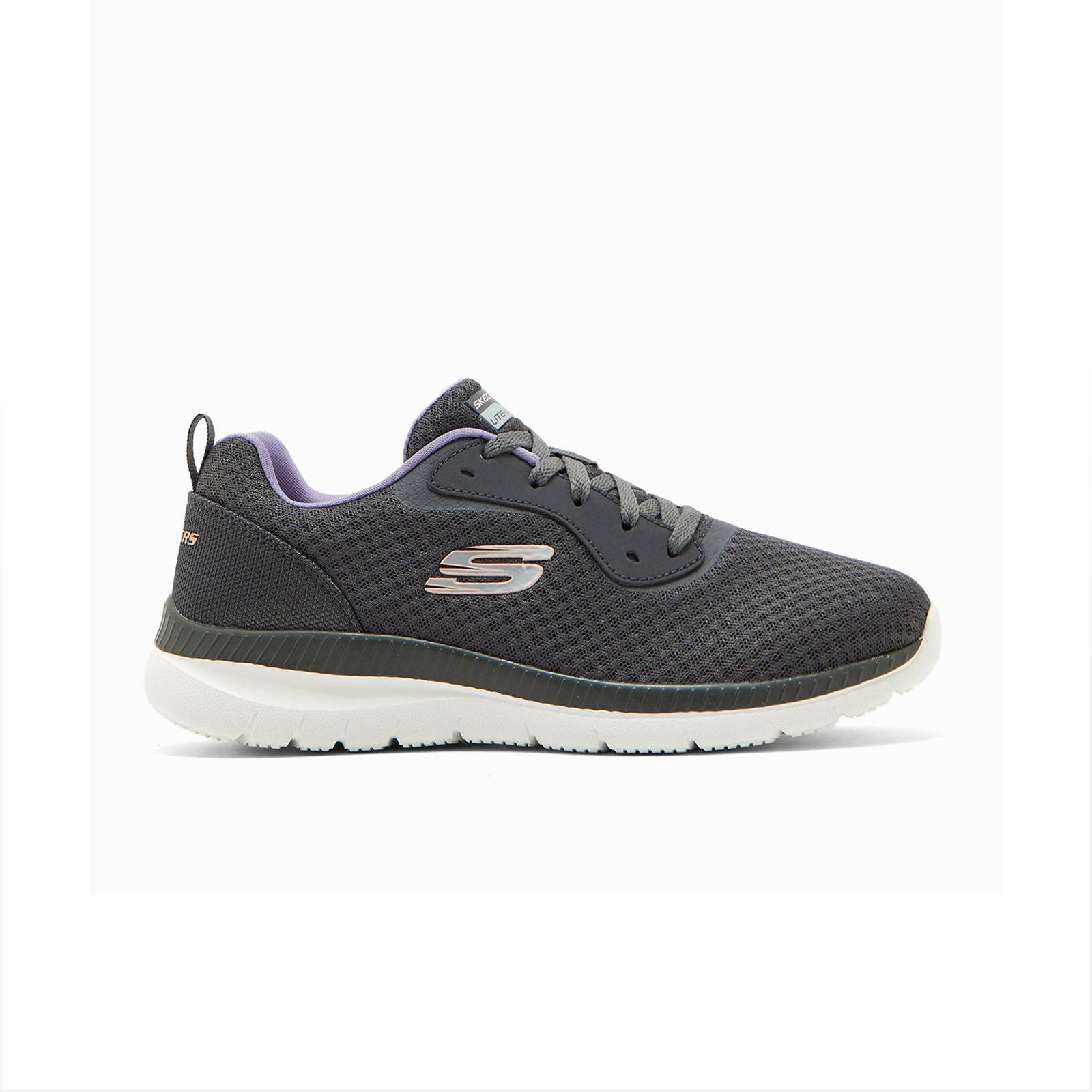 Skechers – MESH LACE UP W/ MEMORY FOAM – ΣΙΕΛ-ΜΩΒ