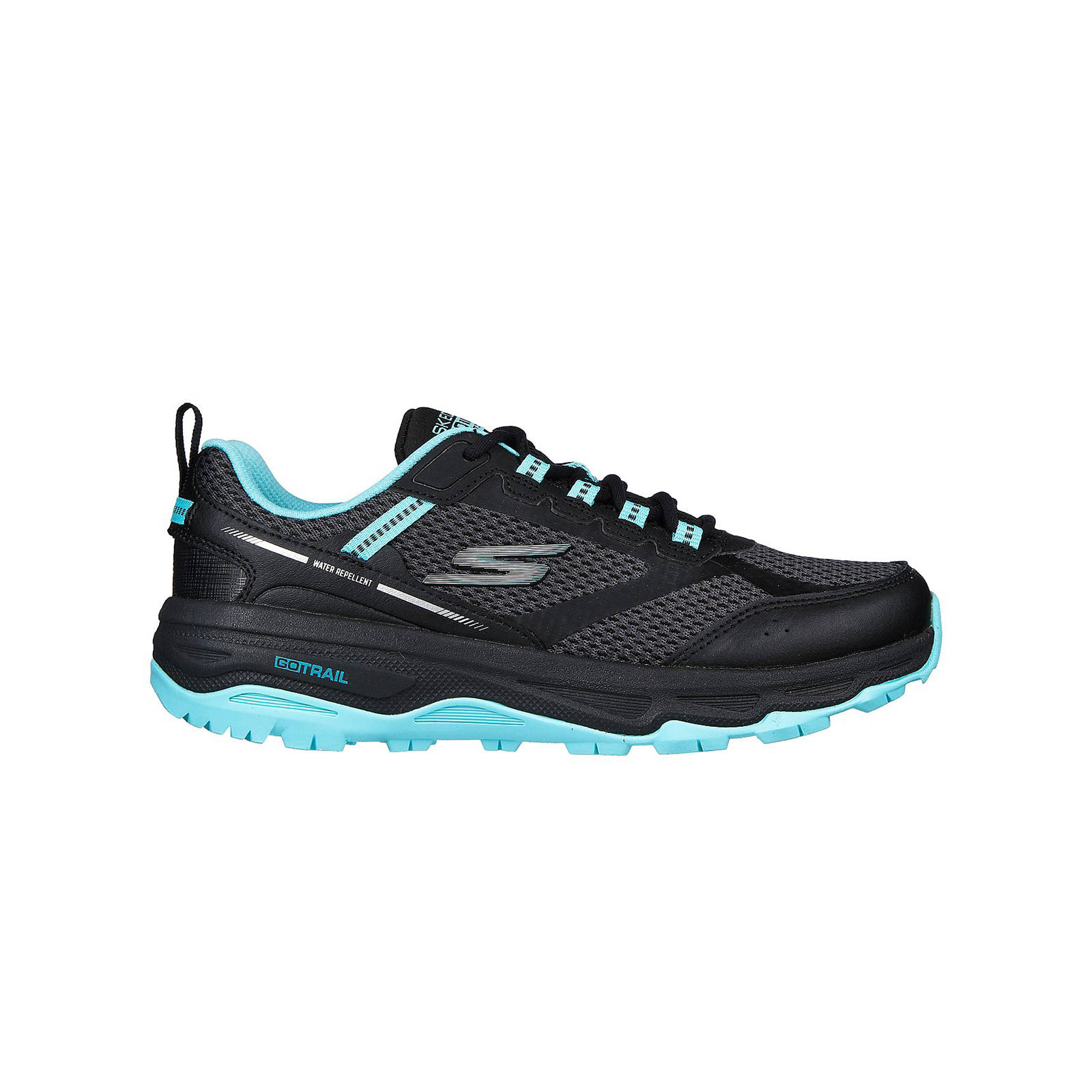 Skechers - GO RUN TRAIL ALTITUDE - ΜΑΥΡΟ-ΑΚΟΥΑ Γυναικεία > Παπούτσια > Αθλητικά > Παπούτσι Low Cut