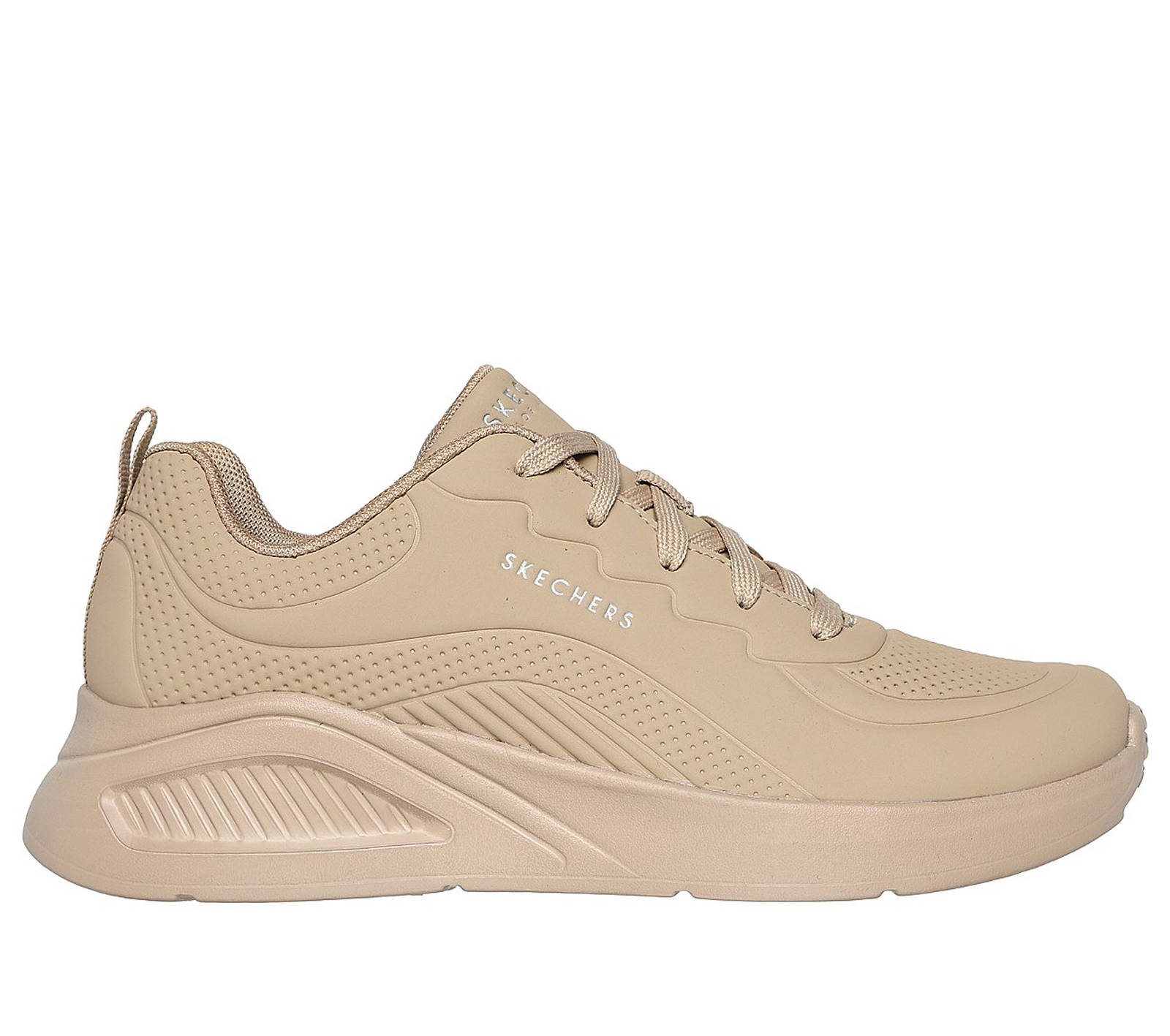 Skechers - DEBOSS DURABUCK LACE UP FASHION SNEAKER - ΜΠΕΖ Γυναικεία > Παπούτσια > Sneaker > Παπούτσι Low Cut