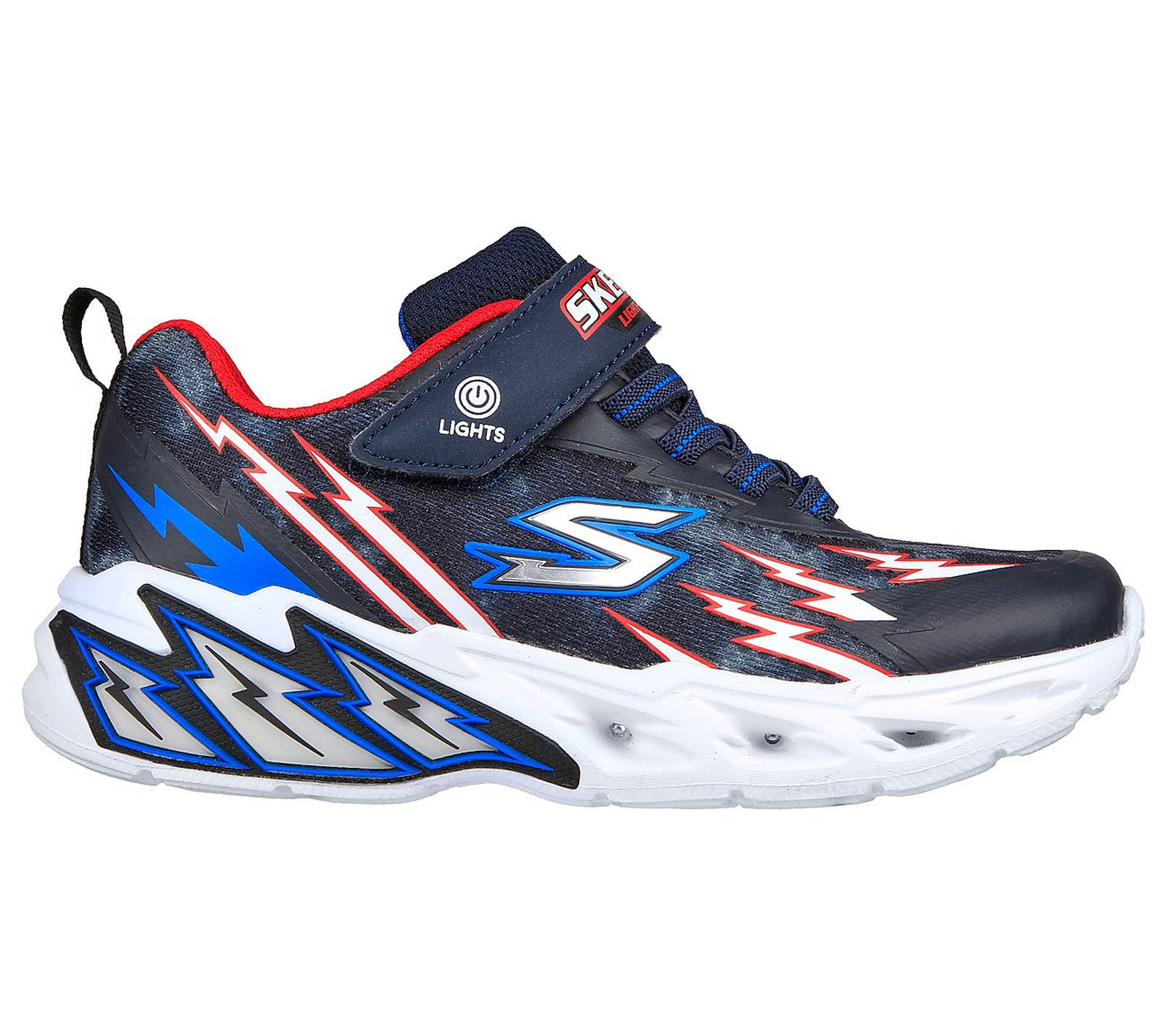 Skechers - LIGHT STORM 2.0 - ΜΠΛΕ ΣΚΟΥΡΟ-ΚΟΚΚΙΝΟ Παιδικά > Παπούτσια > Αθλητικά > Παπούτσι Low Cut