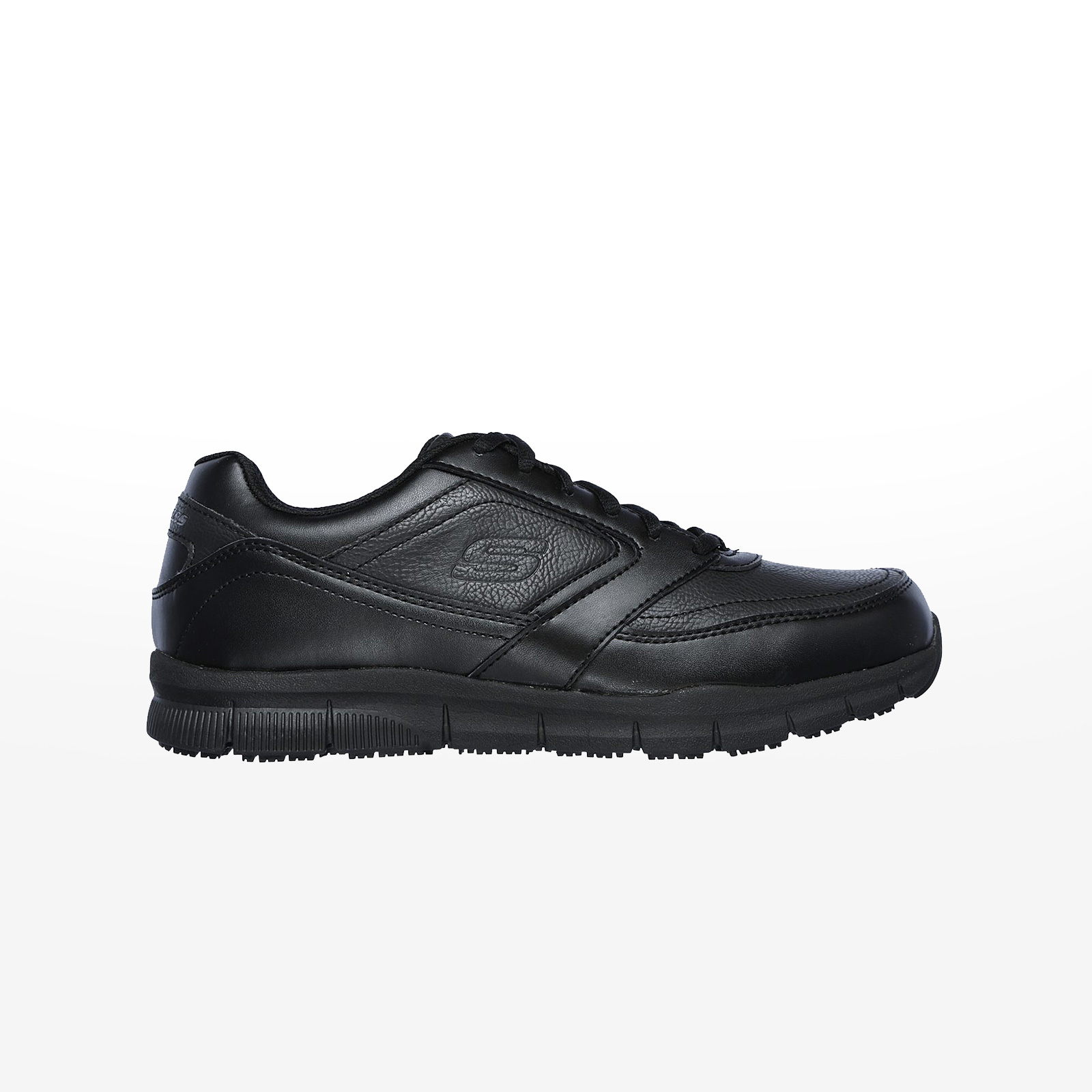 Skechers - LACE UP ATHLETIC W/ SR OUTSOLE - ΜΑΥΡΟ Ανδρικά > Παπούτσια > Αθλητικά > Παπούτσι Low Cut