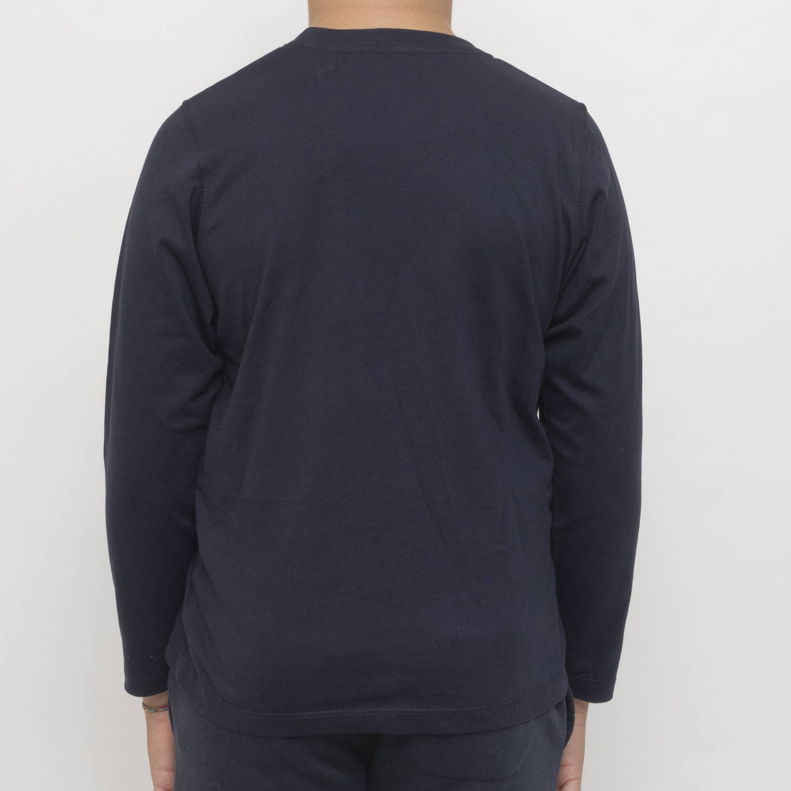 Russell Athletic - L/S CREW NECK T-SHIRT - ΜΠΛΕ ΣΚΟΥΡΟ/NAVY φωτογραφία