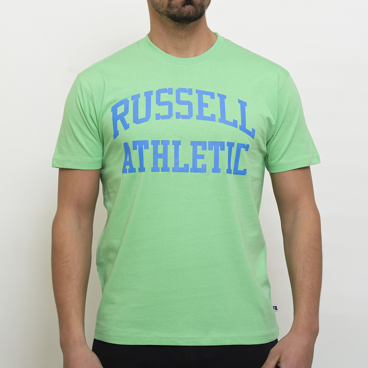 Russell Athletic - ICONIC S/S CREWNECK TEE SHIRT - ABSINTHE GREEN
