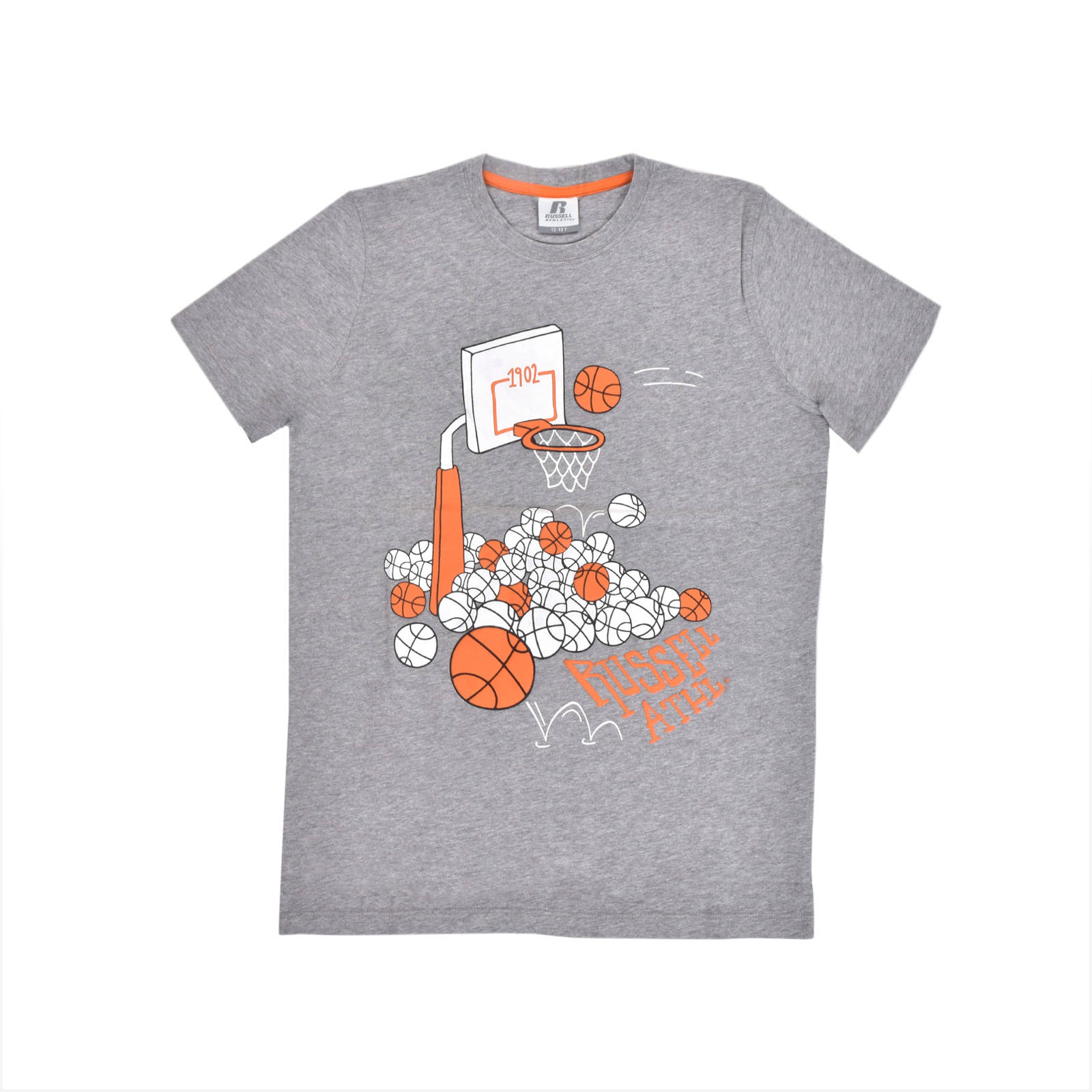 Russell Athletic Russell Athletic - B BALL TEE - VINTAGE GREY