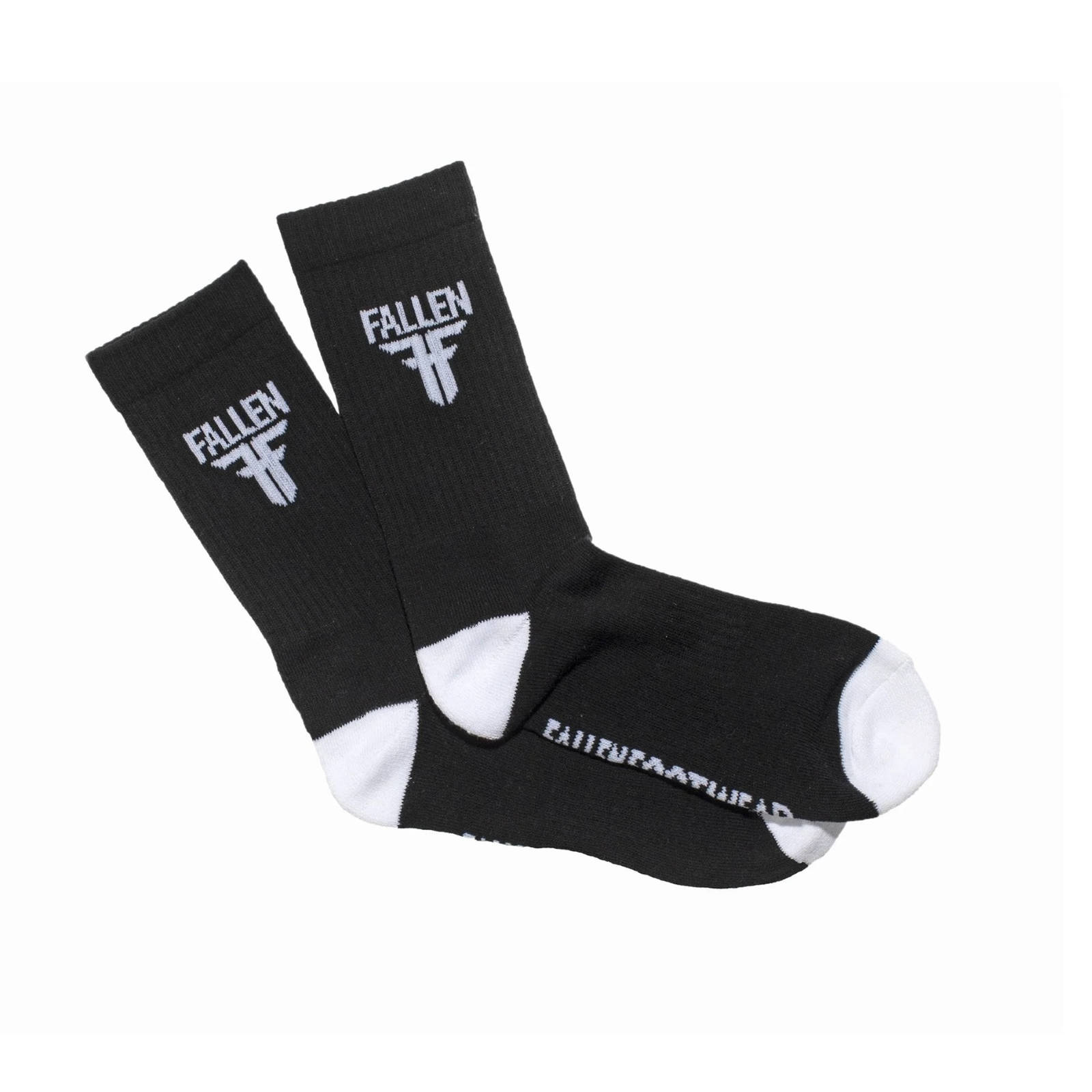 Fallen Fallen - INSIGNIA SOCK - BLACK / WHITE