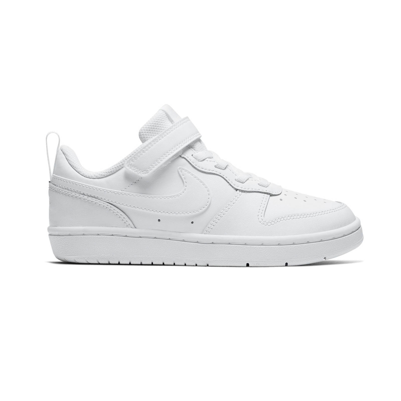 Nike - NIKE COURT BOROUGH LOW 2 (PSV) - WHITE/WHITE-WHITE