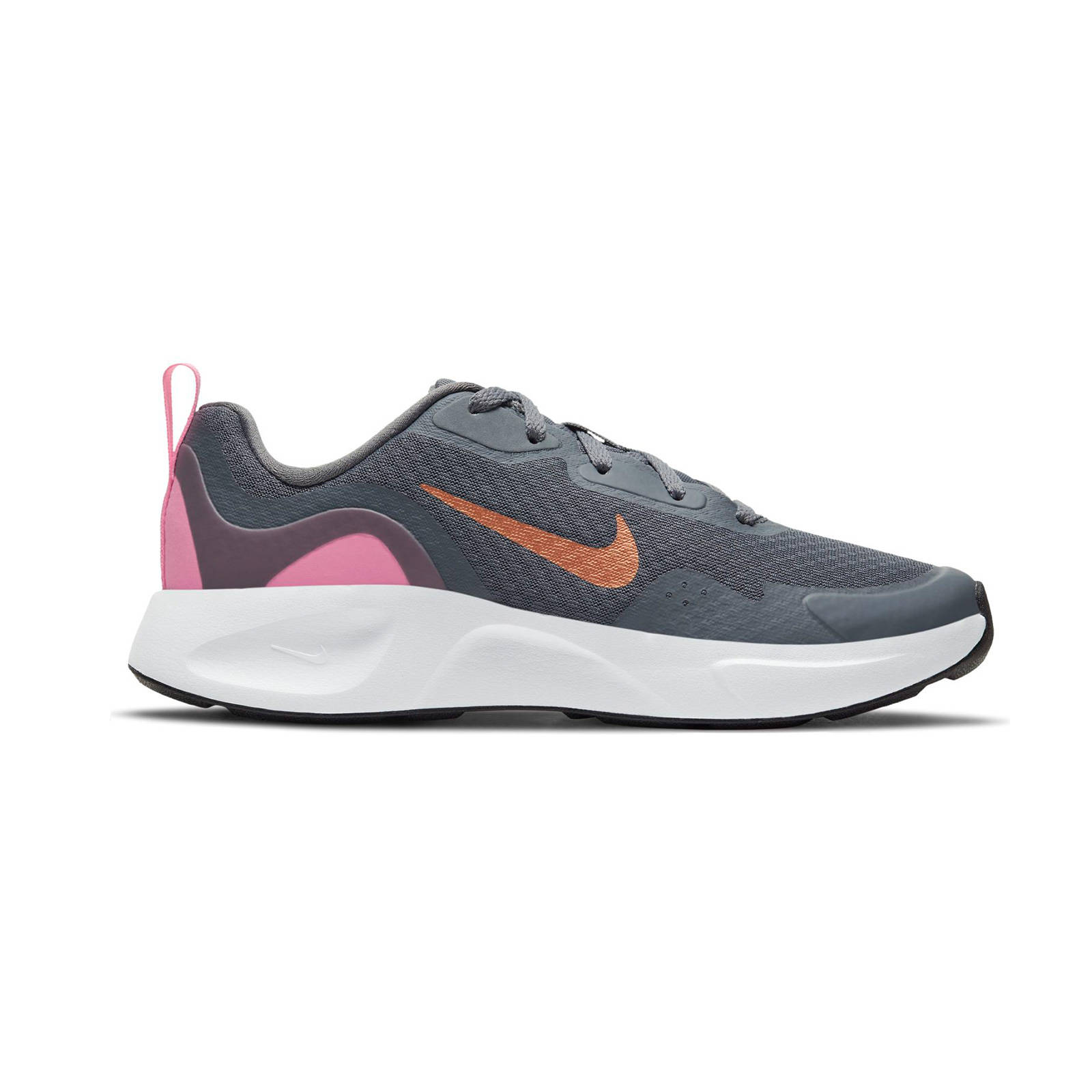 Nike - NIKE WEARALLDAY (GS) - SMOKE GREY/METALLIC COPPER-PINK GLOW Παιδικά > Παπούτσια > Sneaker > Παπούτσι Low Cut