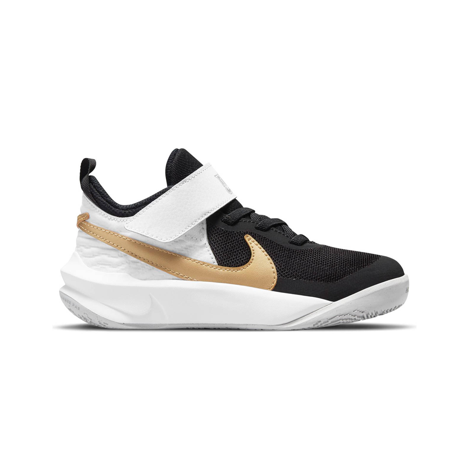 Nike – NIKE TEAM HUSTLE D 10 – BLACK/METALLIC GOLD-WHITE-PHOTON DUST