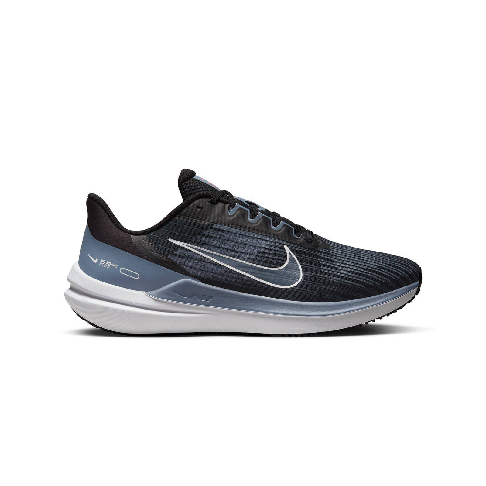 Nike – NIKE WINFLO 9 – BLACK/WHITE-ASHEN SLATE-PINK SPELL