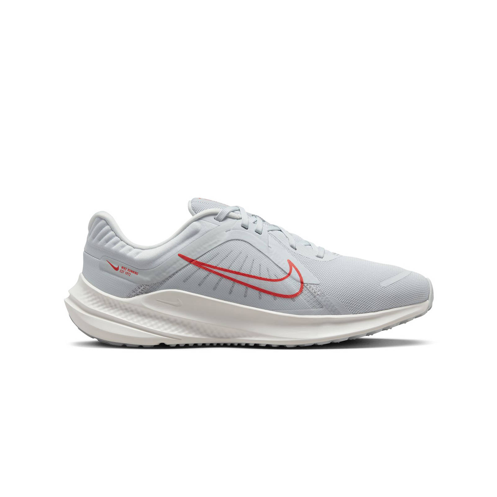 Nike – NIKE QUEST 5 – PURE PLATINUM/LT CRIMSON-WOLF GREY