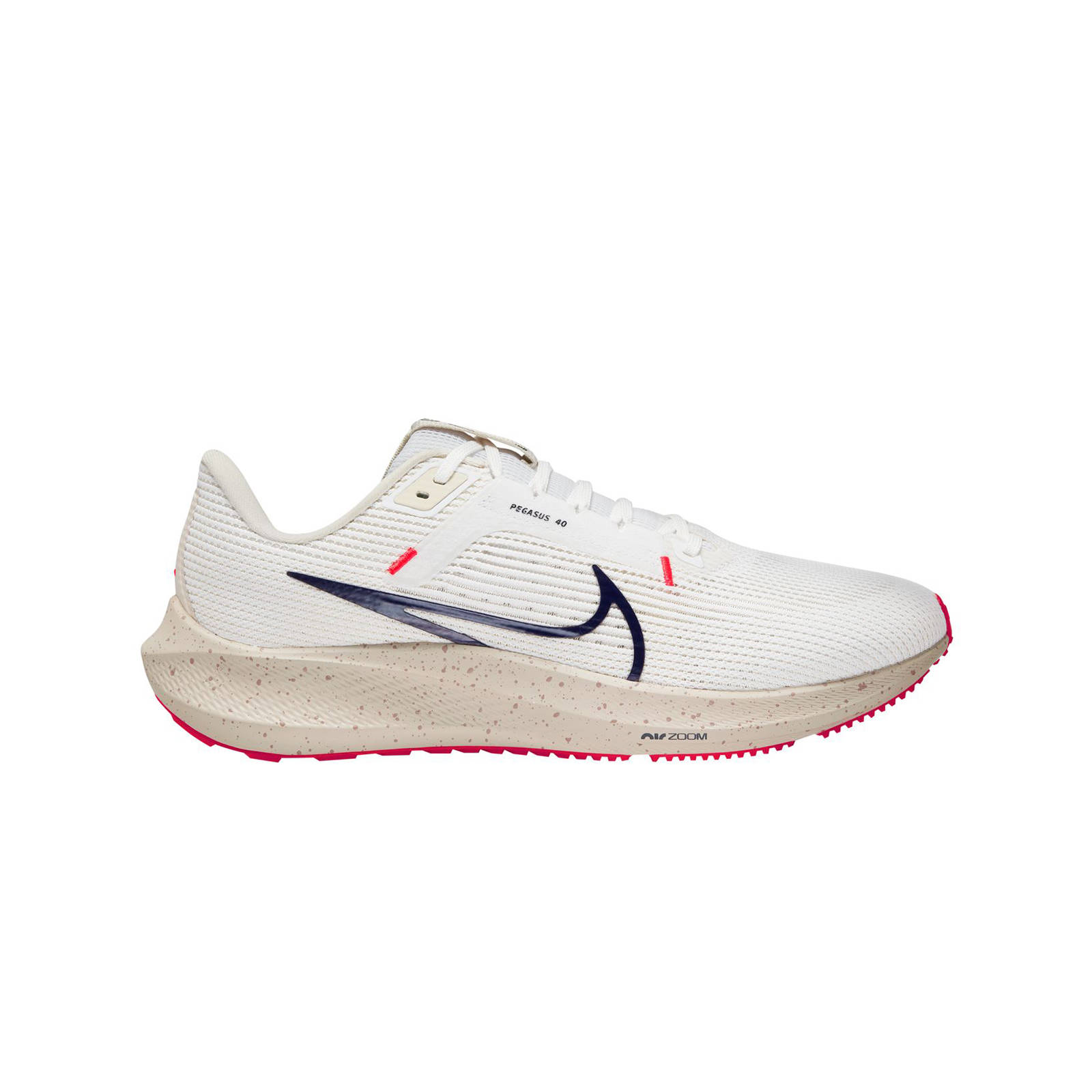 Nike – NIKE AIR ZOOM PEGASUS 40 – WHITE/OBSIDIAN-LT OREWOOD BRN-PHANTOM